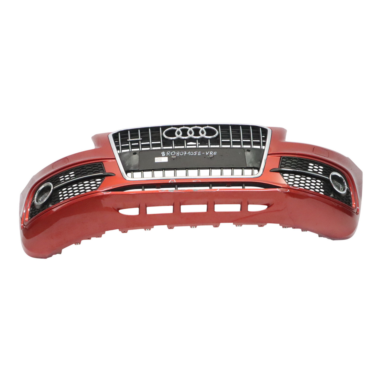 Audi Q5 8R Front Bumper Trim Panel Cover Volcano Red Metallic - Y3M