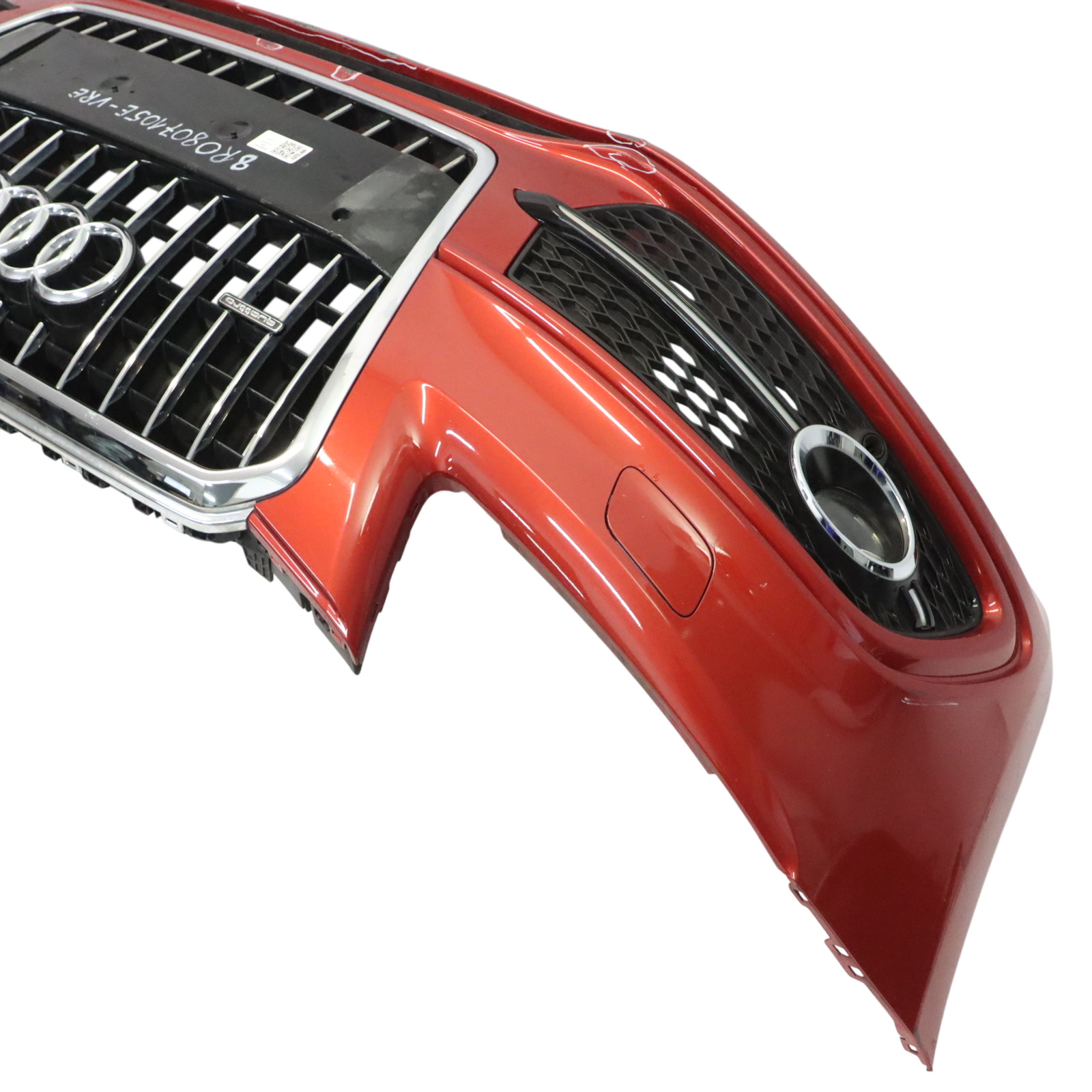 Audi Q5 8R Front Bumper Trim Panel Cover Volcano Red Metallic - Y3M