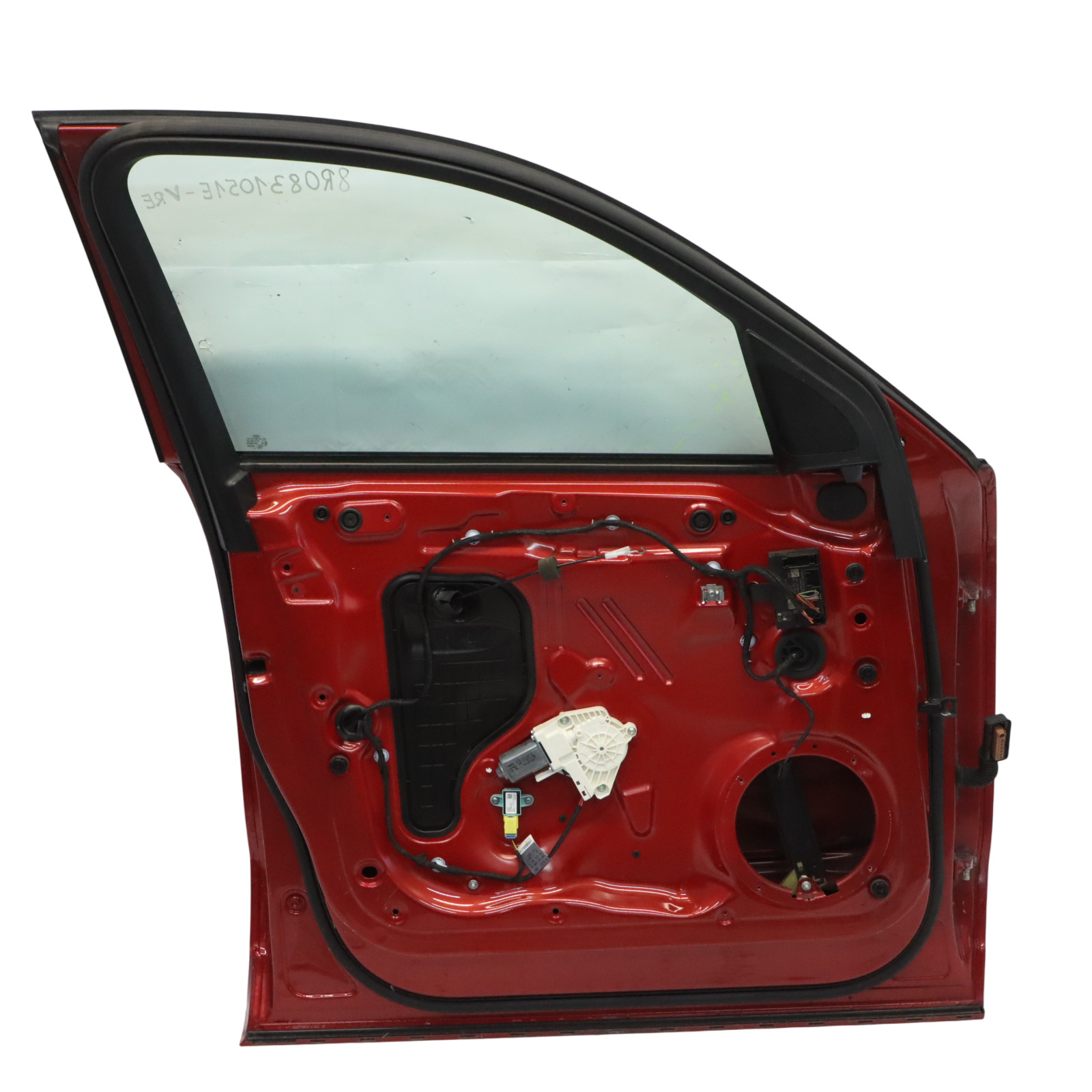 Audi Q5 8R Door Front Left N/S Covering Panel Volcano Red Metallic - Y3M