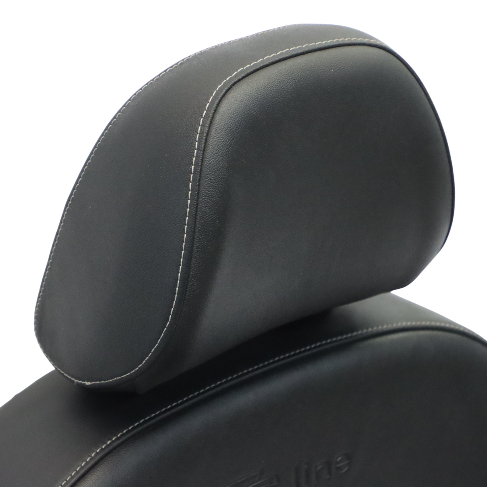 Audi Q5 8R Front Sport Seat S-Line Left N/S Electric Leather Cloth Soul Black