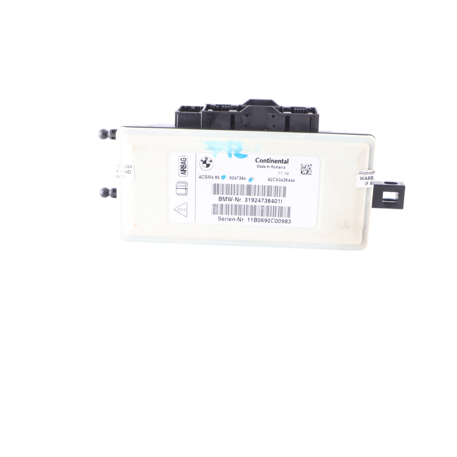 BMW F13 F12 Safety Air Control Module Unit ECU ACSM4 9247384