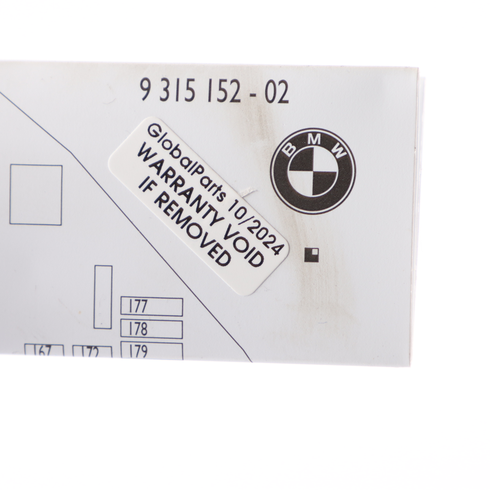 BMW X3 F25 Fuse Box Grouping Map Diagram Location 9315152