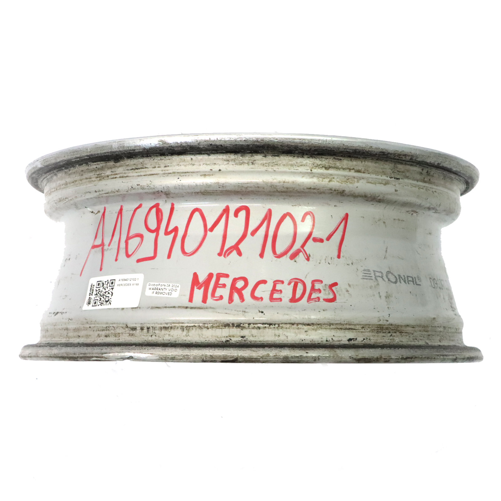 Mercedes W169 Silver Alloy Wheel Rim 16" 6J ET:46 A1694012102