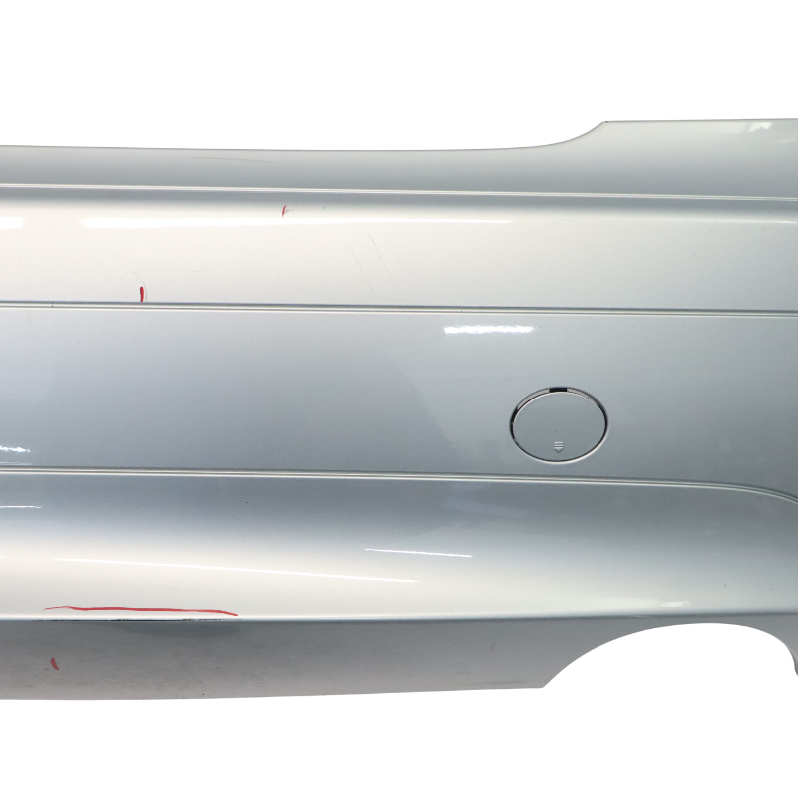 Mercedes SLK R171 Rear Bumper Trim Panel Covering Tellurium Silver Metallic 762