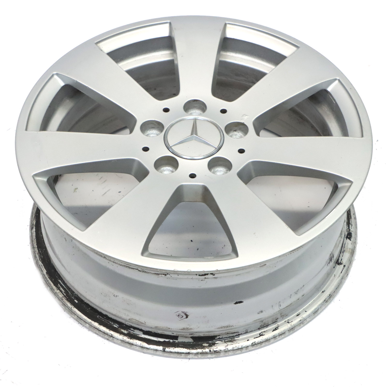 Mercedes W204 Silver Alloy Wheel Rim 7 Spoke 16" 6J ET:39 A2044011002