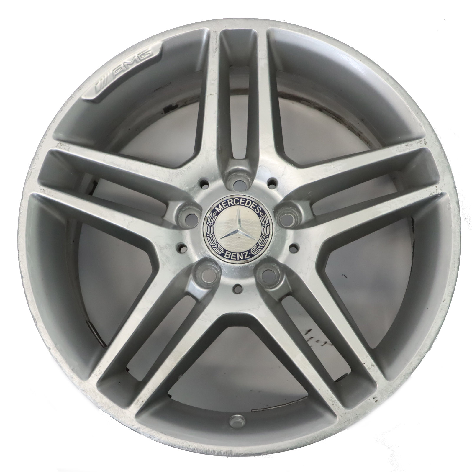 Mercedes W204 AMG Silver Alloy Wheel Rim 17" ET:47 7,5J A2044019602