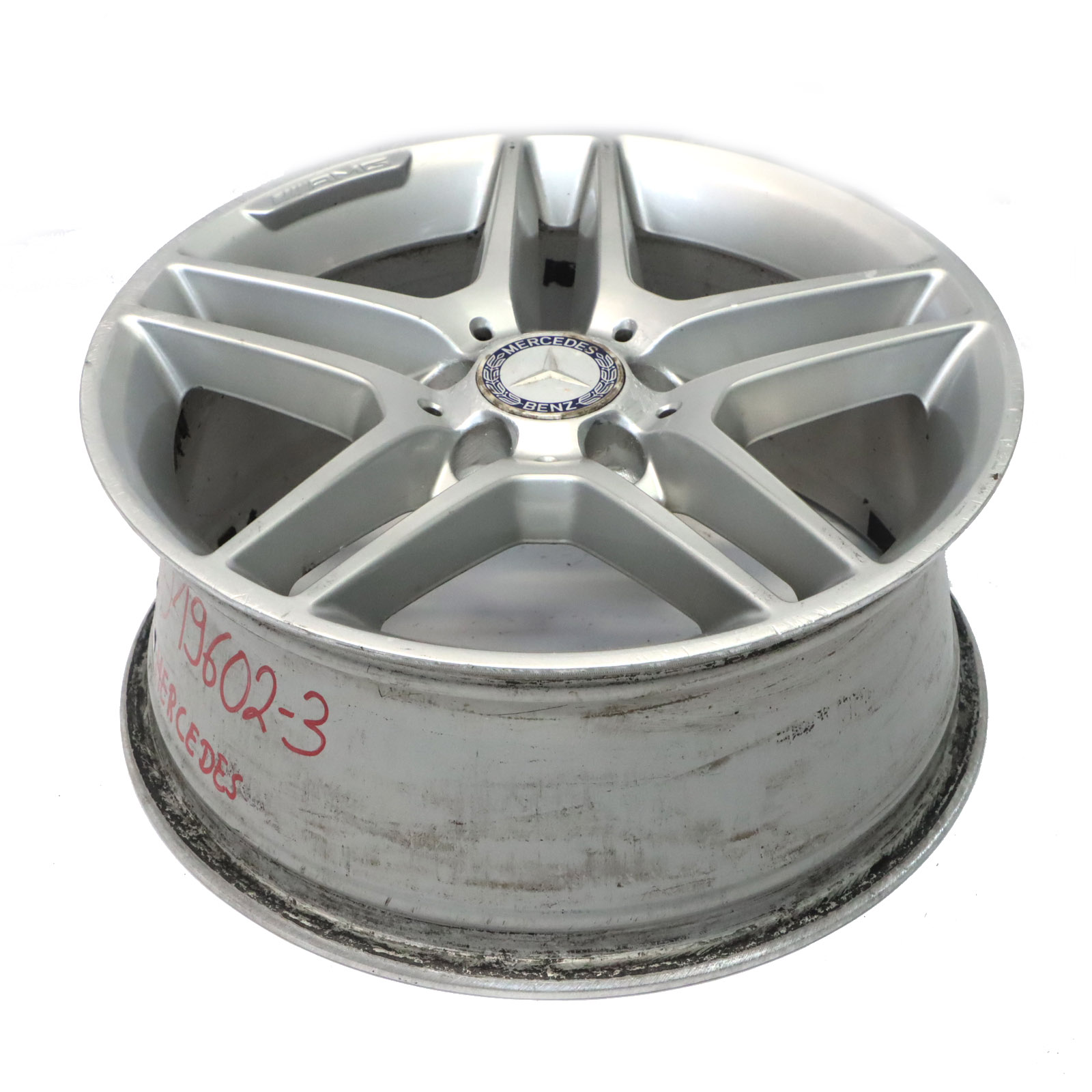 Mercedes W204 AMG Silver Alloy Wheel Rim 17" ET:47 7,5J A2044019602