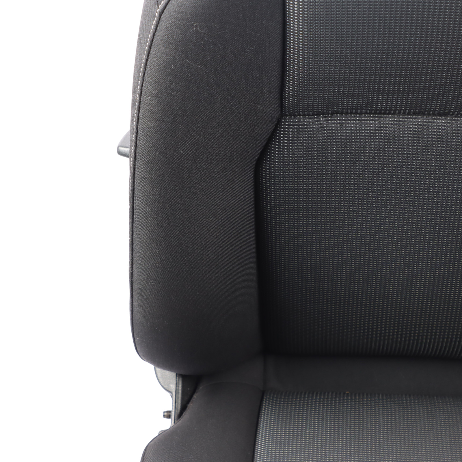 Front Seat Mercedes W204 Saloon Touring Fabric Aberdeen Cloth Black Left N/S