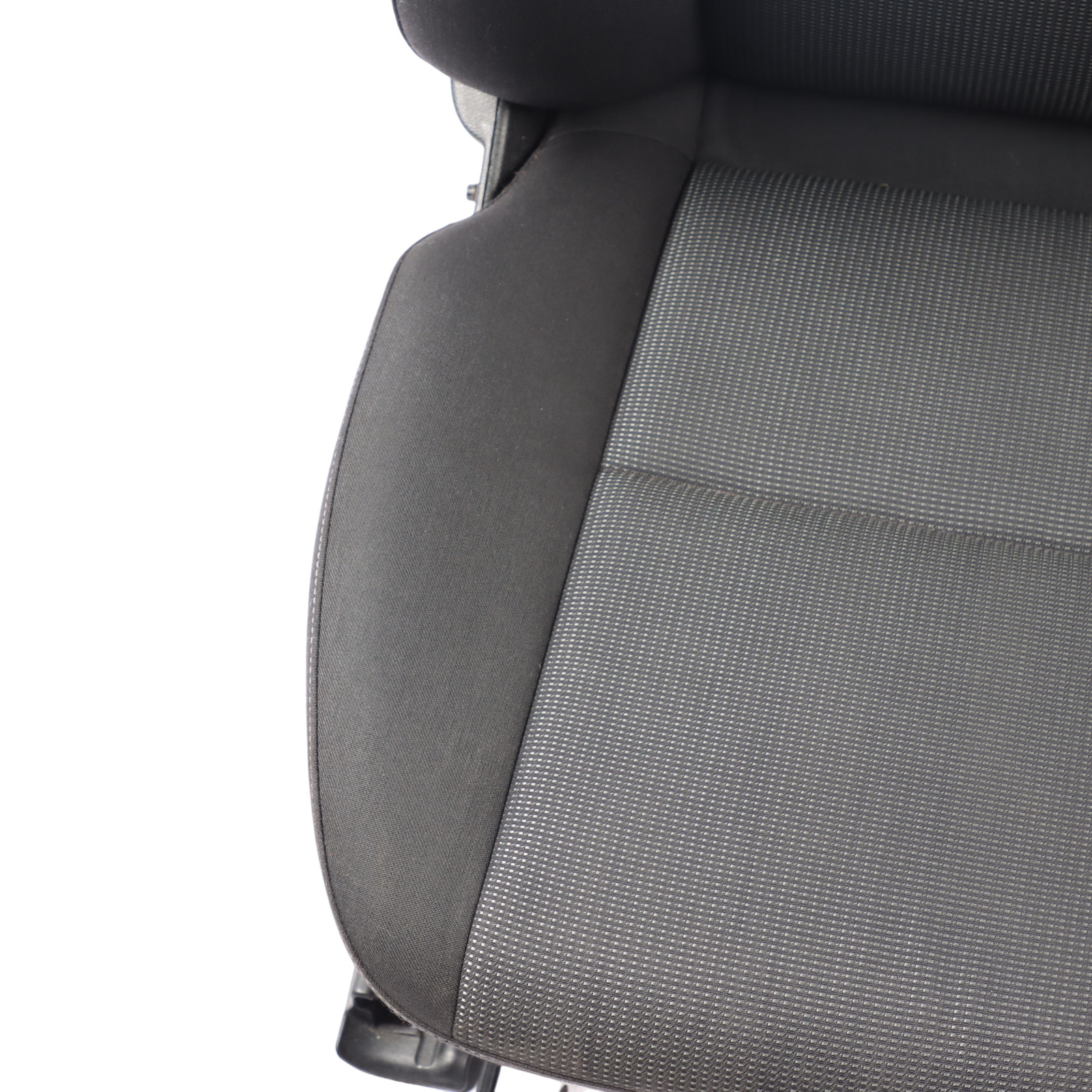 Front Seat Mercedes W204 Saloon Touring Fabric Aberdeen Cloth Black Left N/S