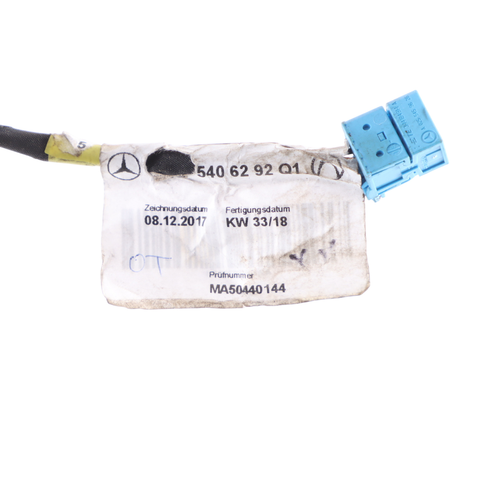 Mercedes C205 Rear Parking PDC Sensor Loom Wiring Harness Cable A2055406292