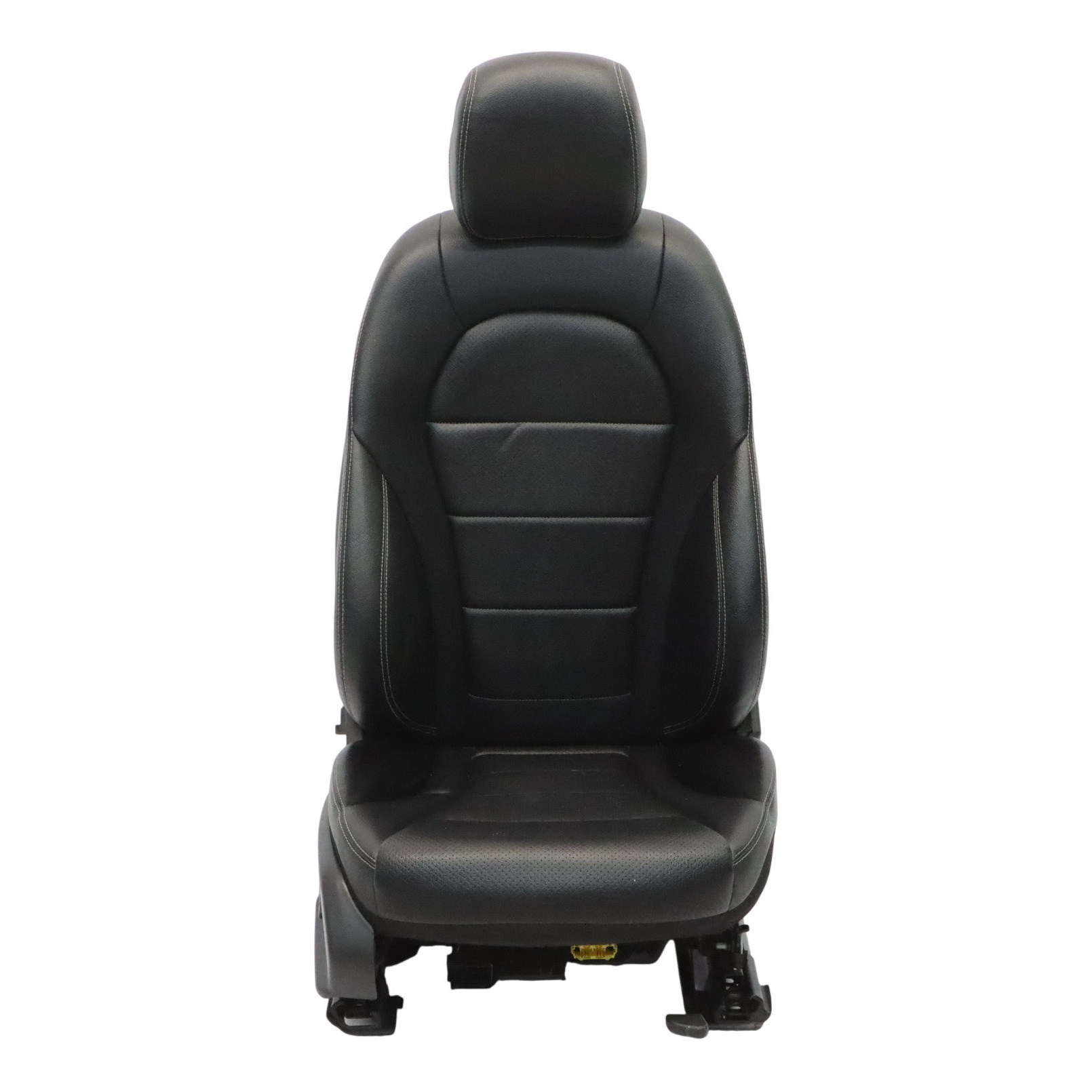 Imiation Leather Seat Mercedes W205 S205 Heated Front Right O/S Black Electric