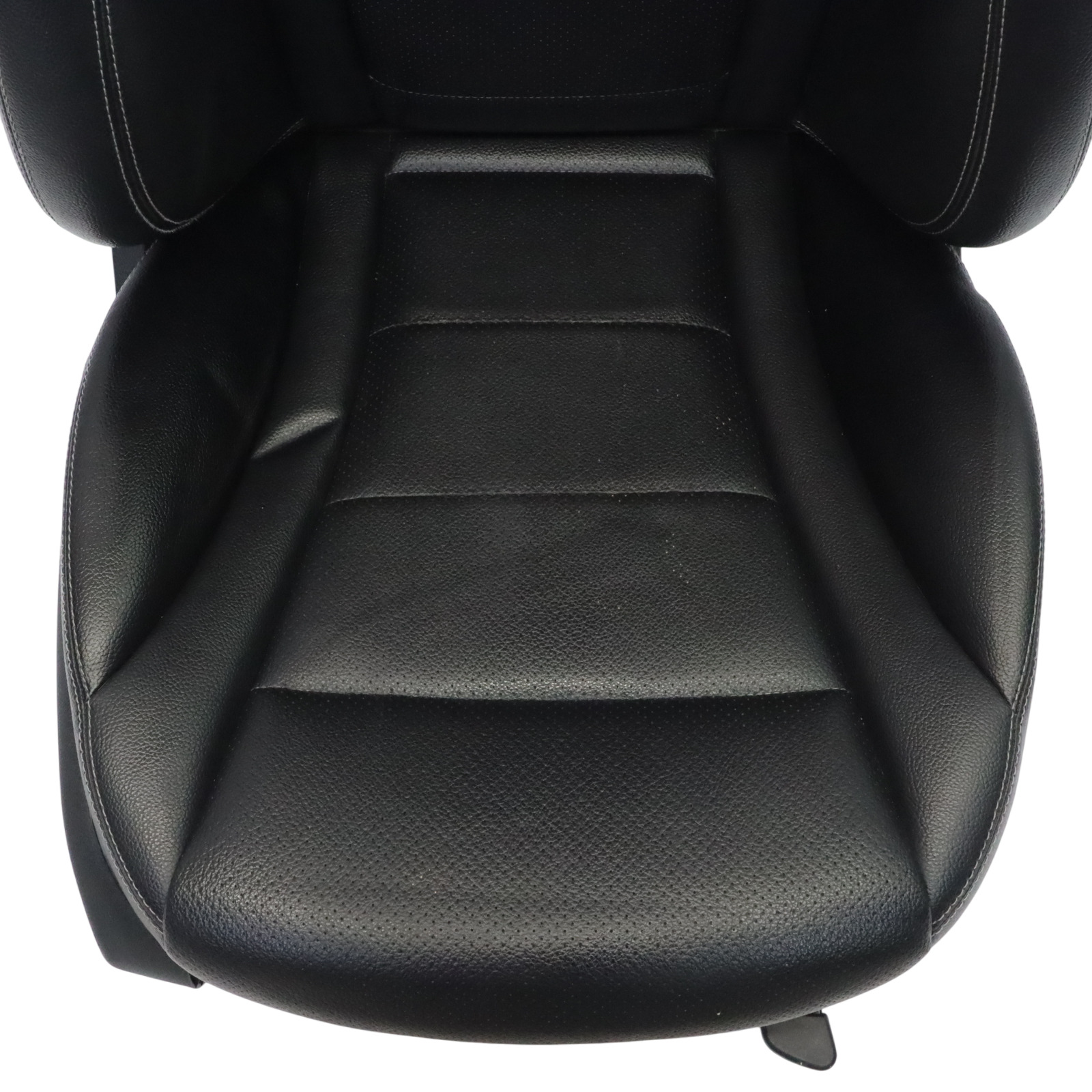 Imiation Leather Seat Mercedes W205 S205 Heated Front Right O/S Black Electric