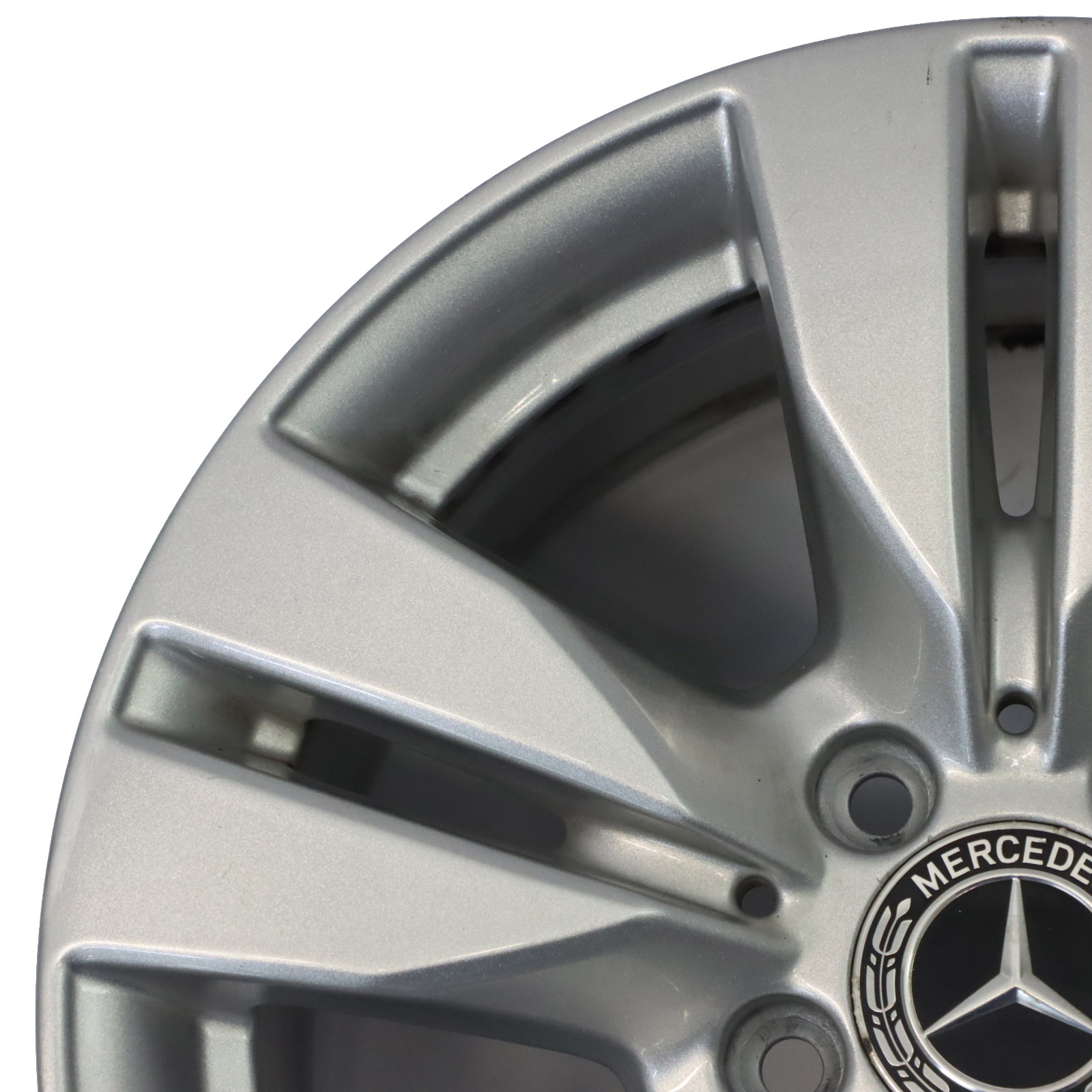 Mercedes W212 Silver Alloy Wheel Rim 5-Double Spoke 16" ET:46 8J A2124010202