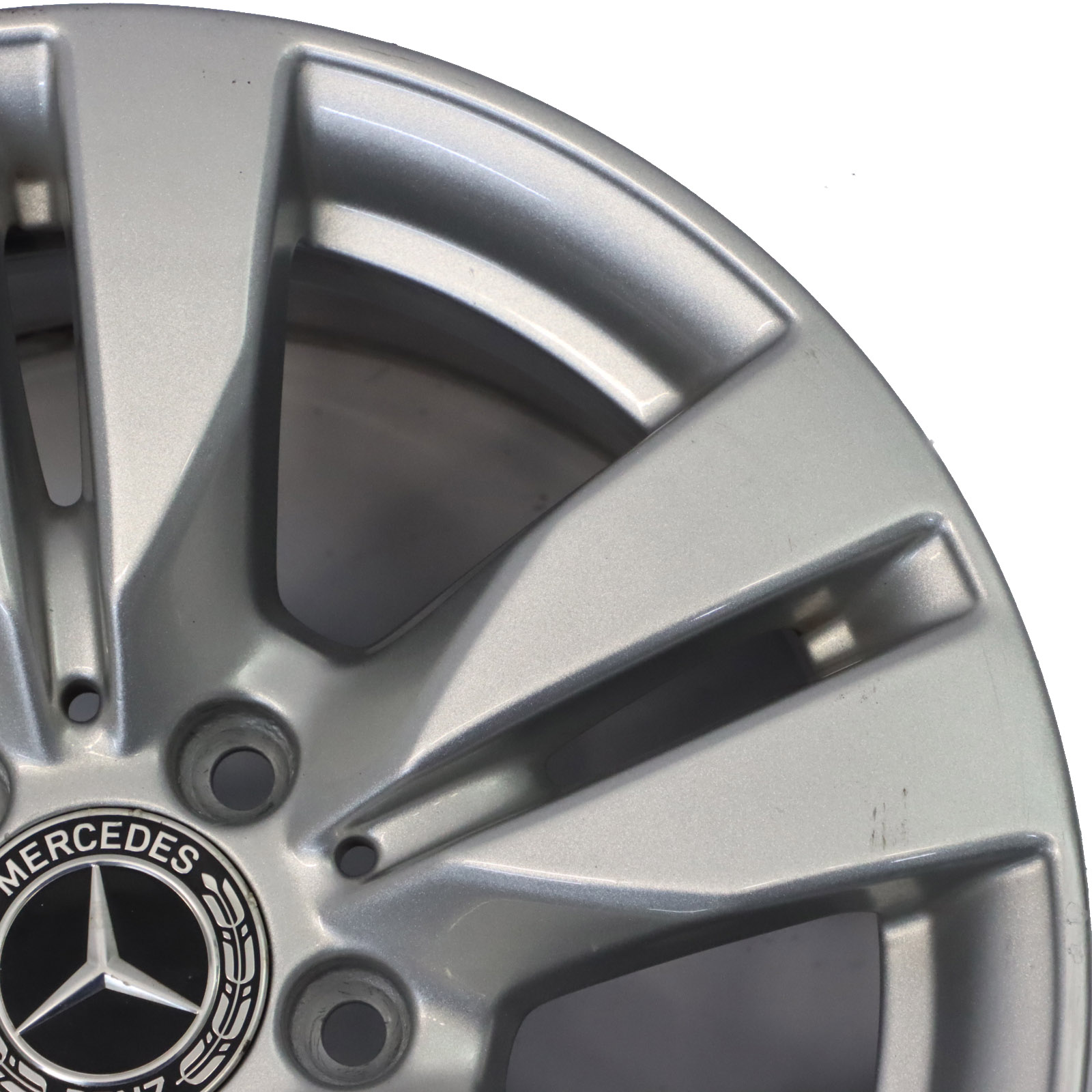 Mercedes W212 Silver Alloy Wheel Rim 5-Double Spoke 16" ET:46 8J A2124010202