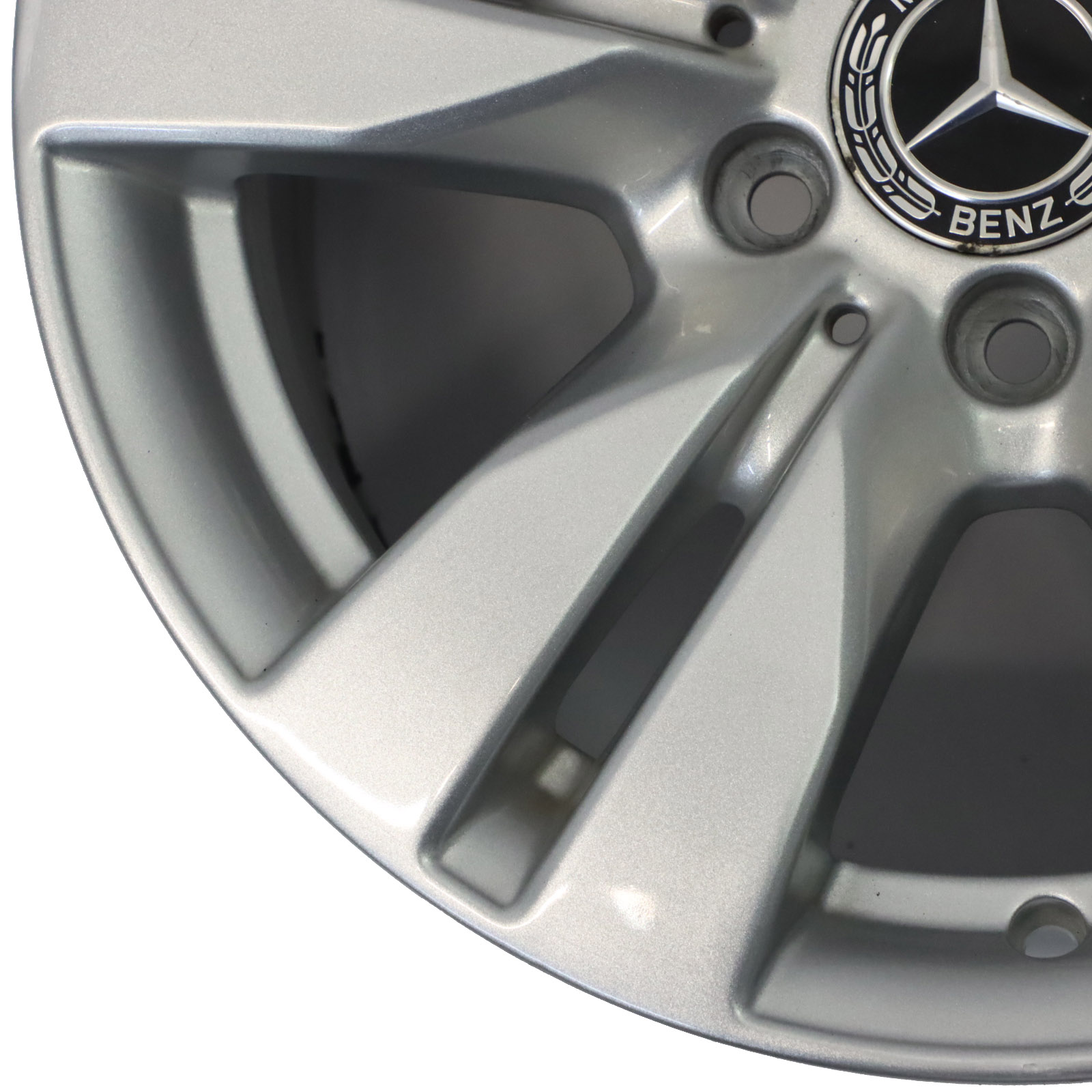 Mercedes W212 Silver Alloy Wheel Rim 5-Double Spoke 16" ET:46 8J A2124010202