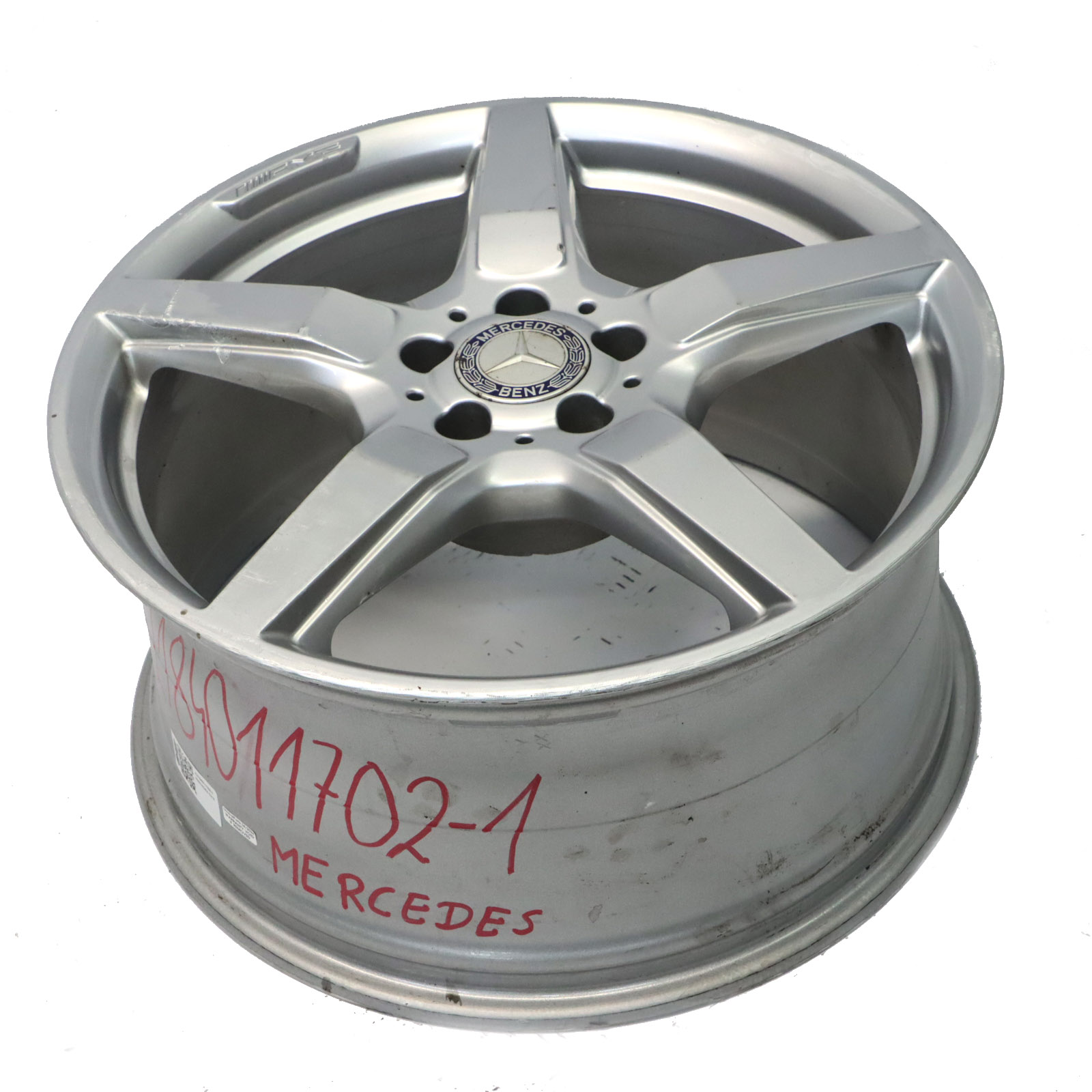 Mercedes CLS C218 Rear Silver Alloy Wheel Rim AMG 19" 9,5J ET:48 A2184011702