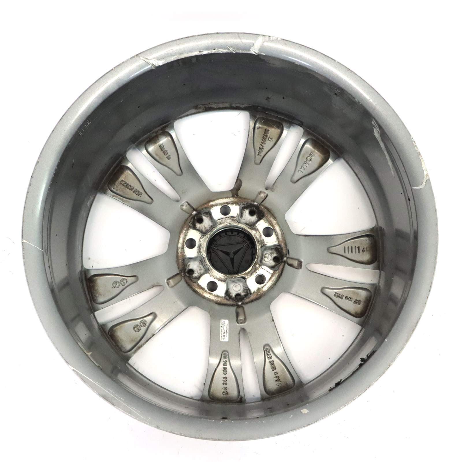 Mercedes C117 Wheel Alloy Rim 18" 7,5J ET:52 5-Double Spoke A2464010400