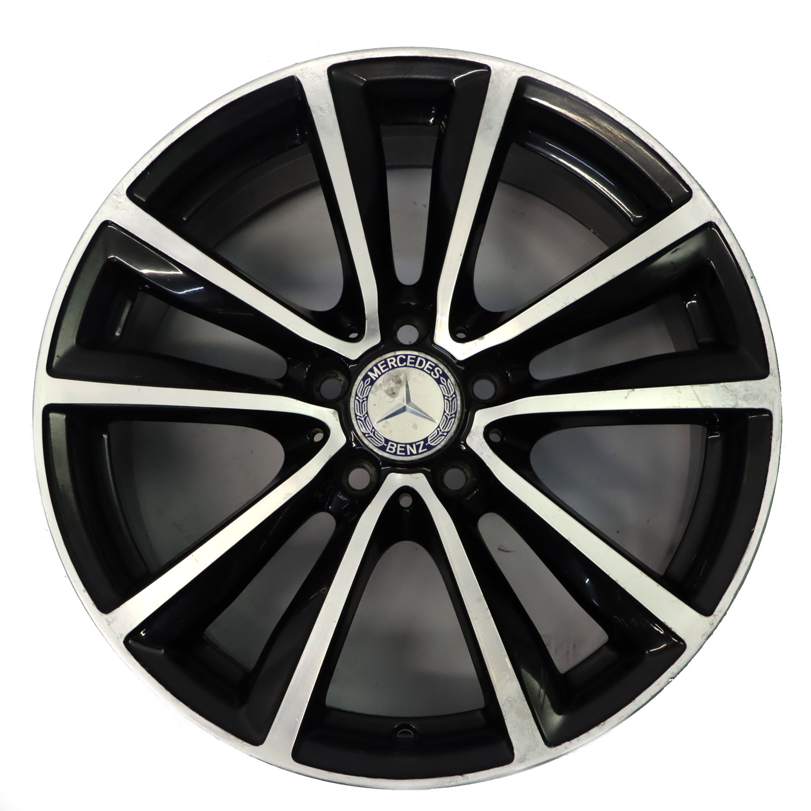 Mercedes W176 W246 Wheel Alloy Rim 18" 5 Double Spoke ET:52 7.5J A2464010600