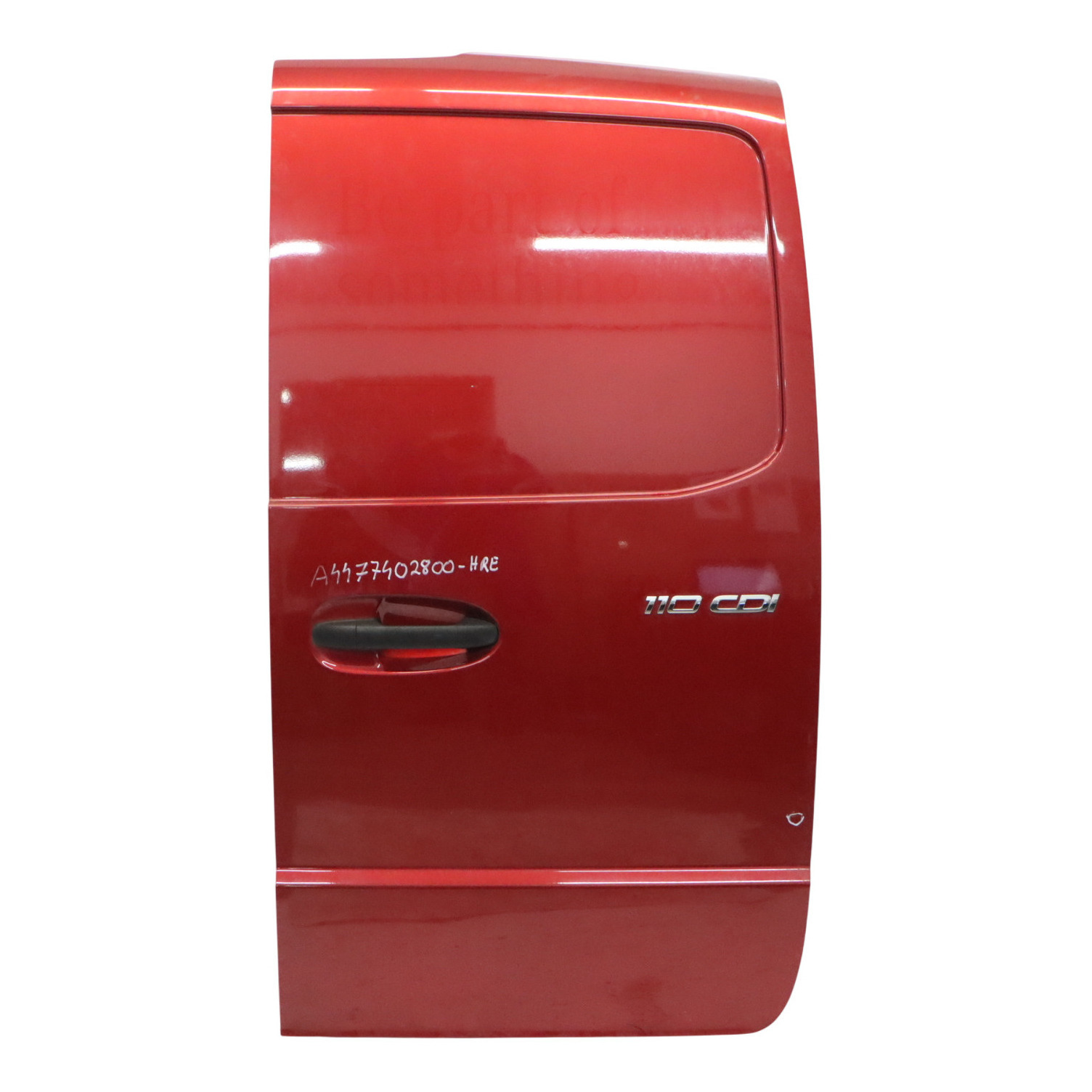 Mercedes W447 Door Rear Right O/S Boot Tailgate Door Hyacinth Red - 334