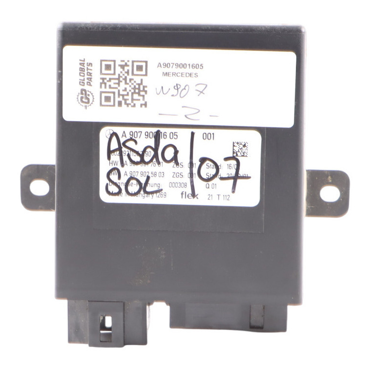 Mercedes W907 Central Gateway Control Unit Module Relay ECU A9079001605