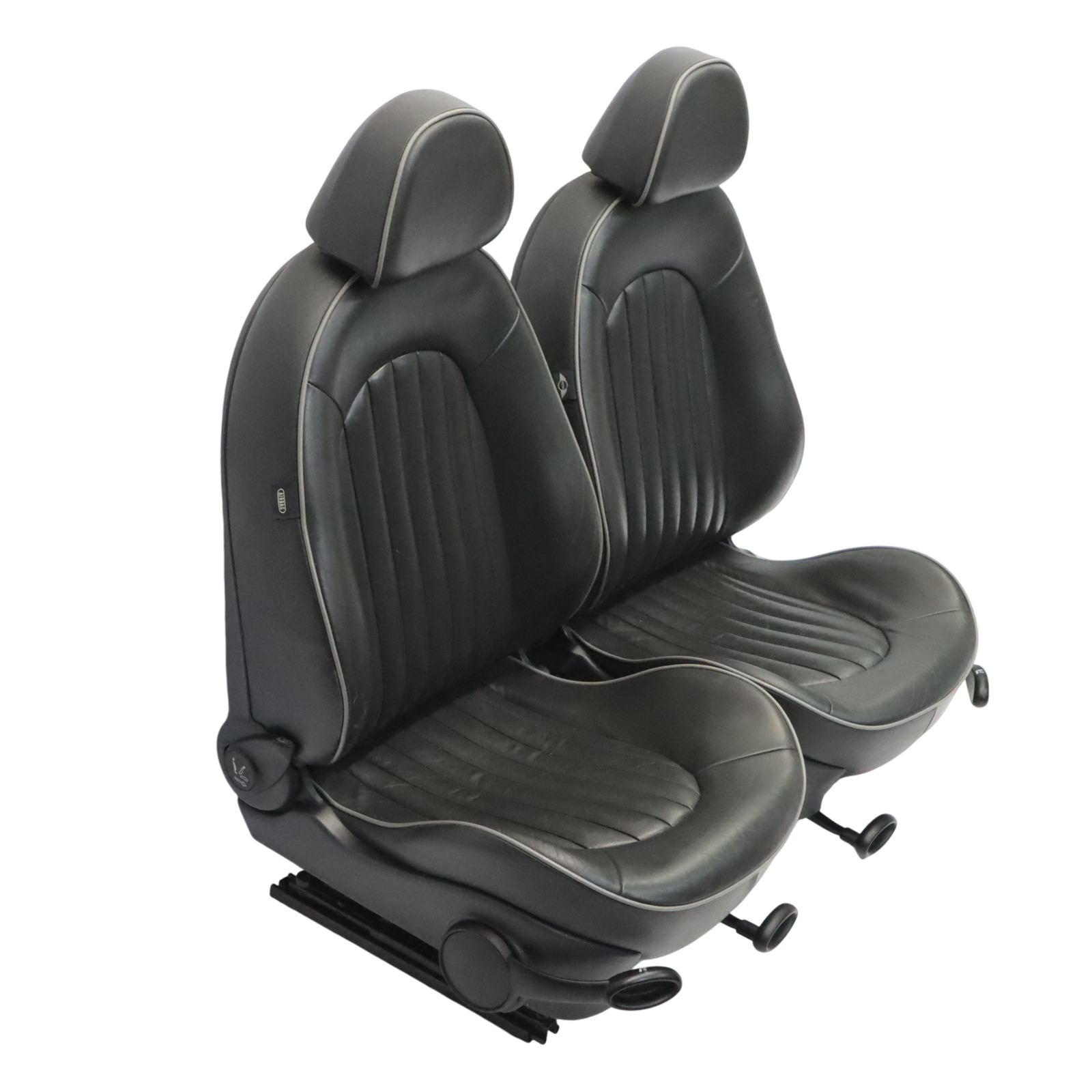 Leather Seats Mini R50 English Park Lane Panther Black Front Rear Seat