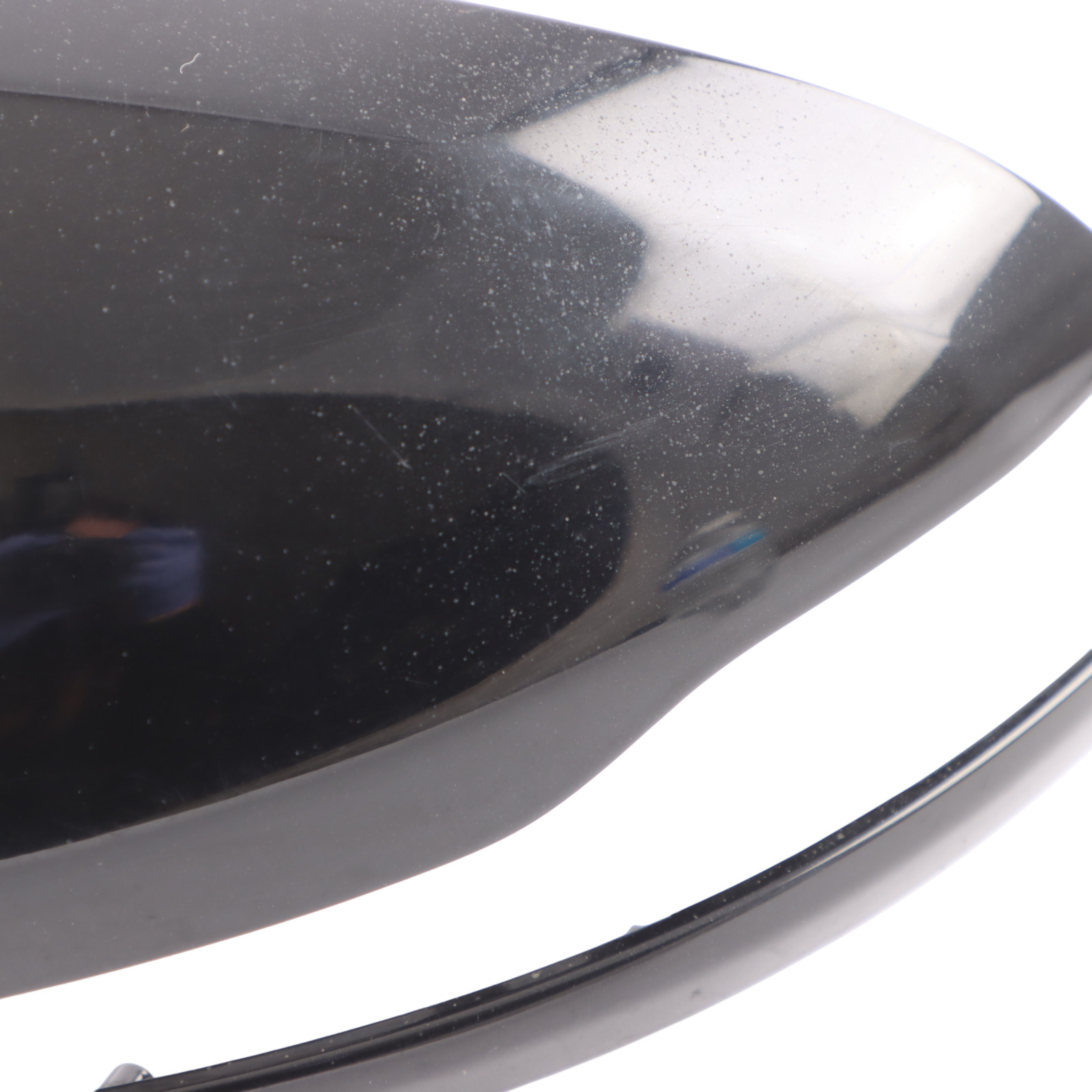 Mirror Shell Mercedes W205 Wing Mirror Cap Cover Left N/S Obsidian Black - 197