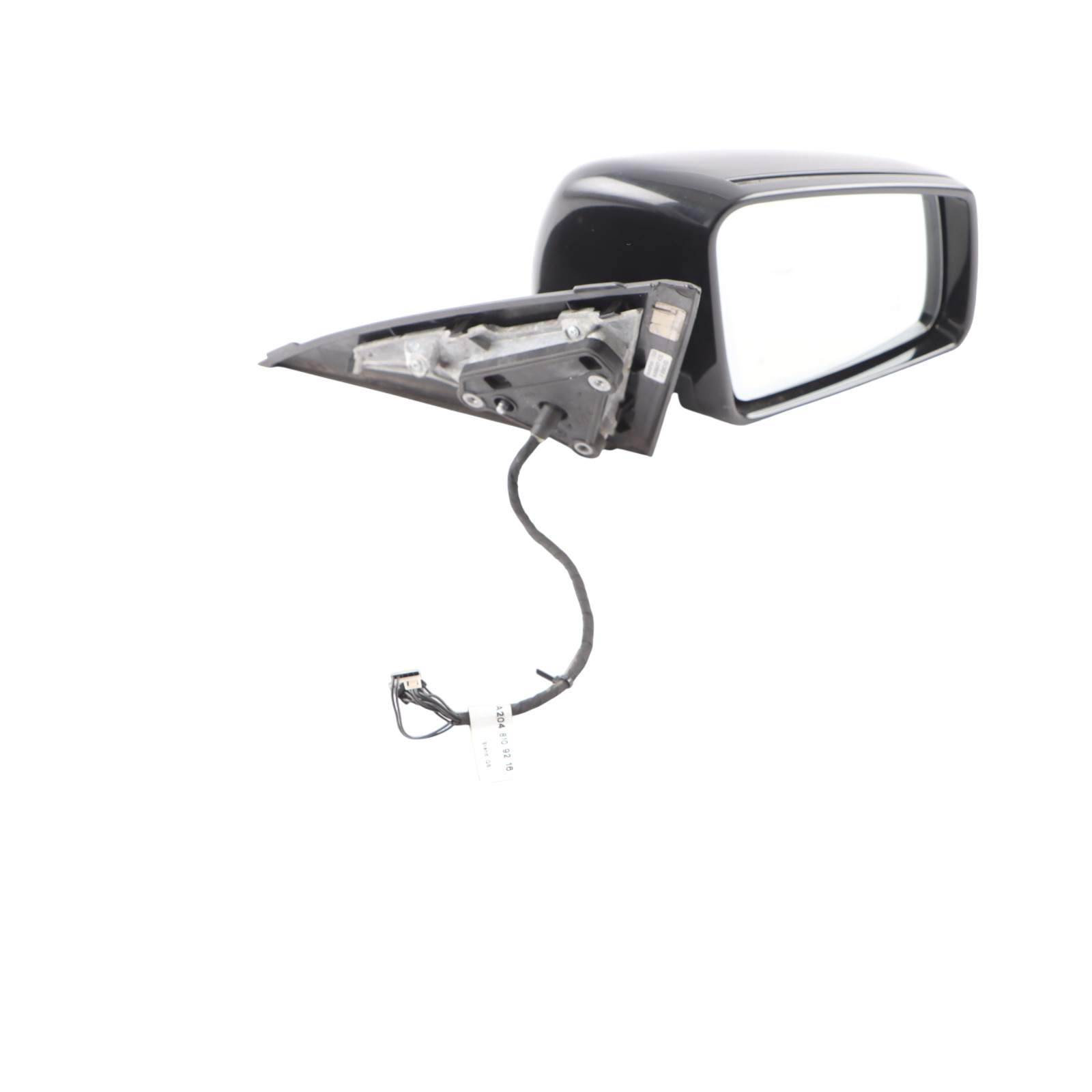 Mercedes W204 Coupe Wing Mirror Door Right O/S Power Fold Obsidian Black - 197