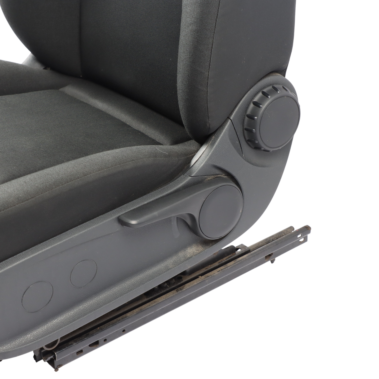 Front Seat Mercedes W910 Sprinter Single Left N/S Cloth Black Maturin Fabric