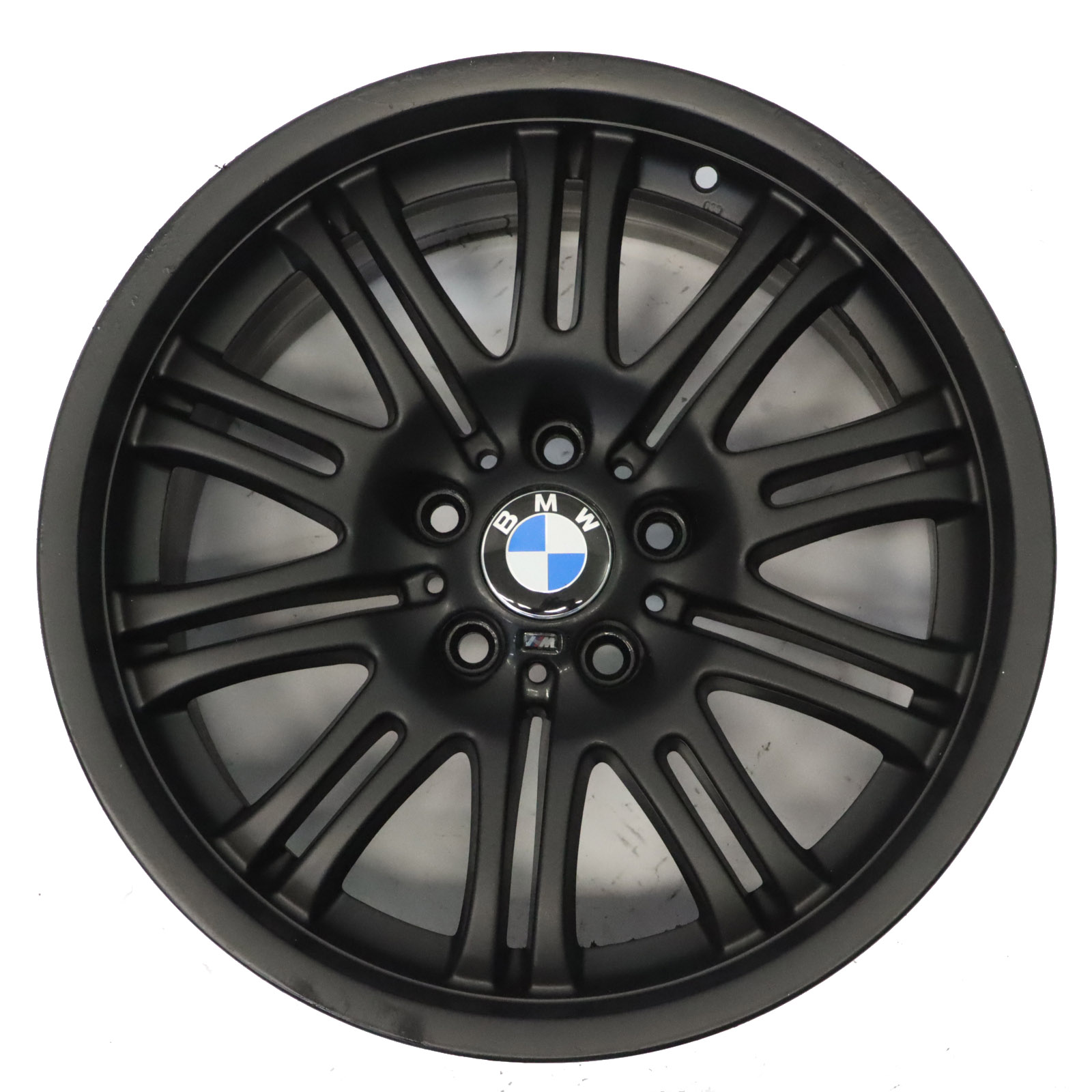 BMW E46 M3 Black Rear Alloy Wheel Rim 18" 9J ET:26 M Double Spoke 67 2229960