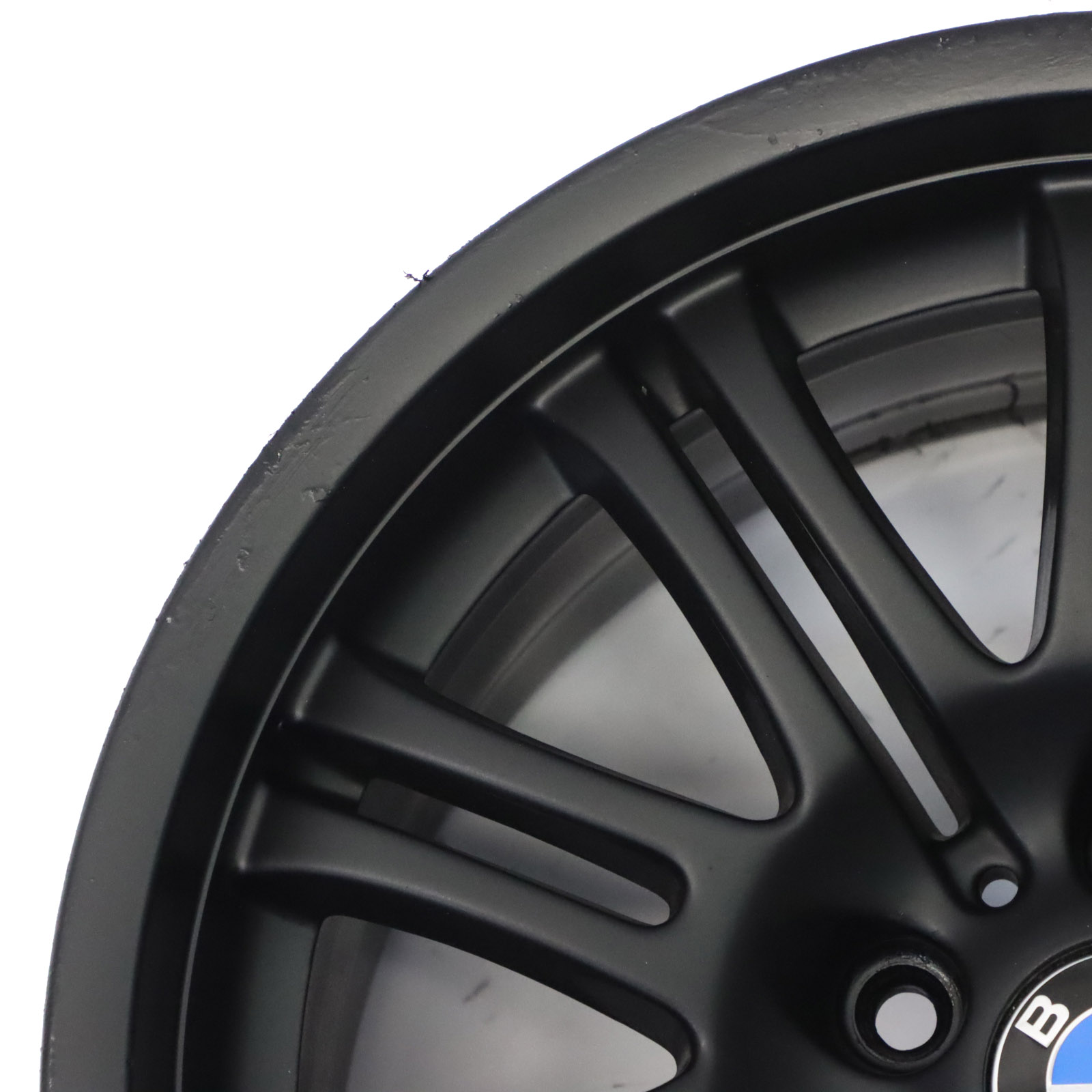 BMW E46 M3 Black Rear Alloy Wheel Rim 18" 9J ET:26 M Double Spoke 67 2229960