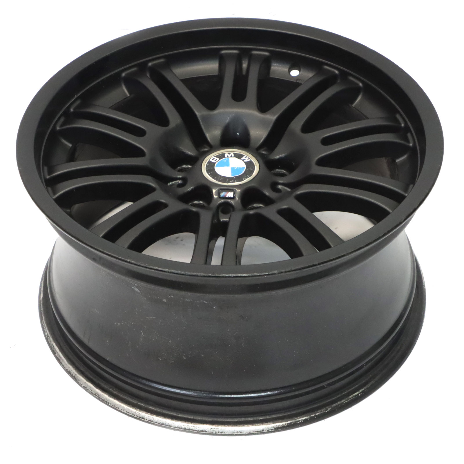 BMW E46 M3 Black Rear Alloy Wheel Rim 18" 9J ET:26 M Double Spoke 67 2229960