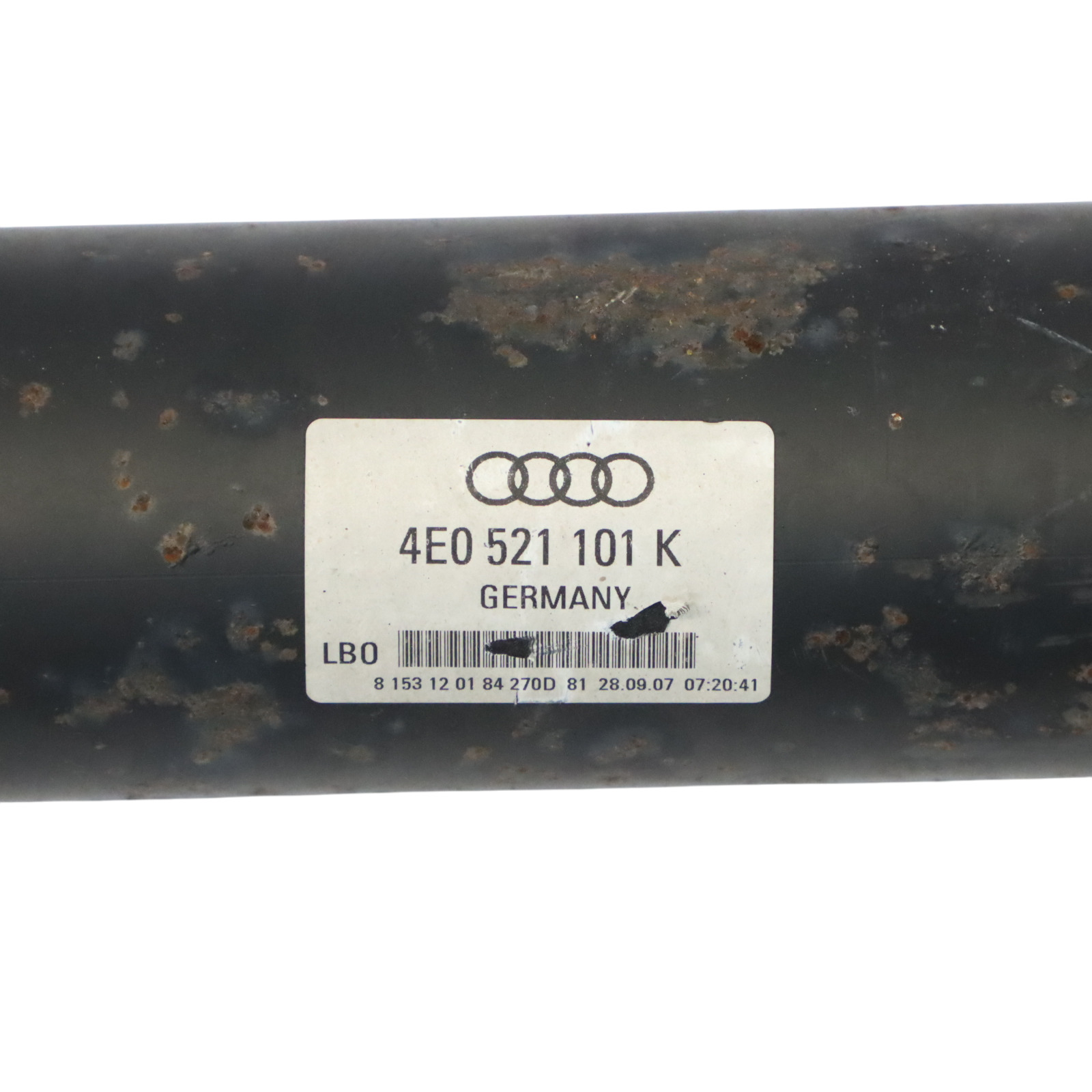 Audi S8 D3 5.2 FSI V10 BSM Quattro Prop Cardan Shaft 4E0521101K