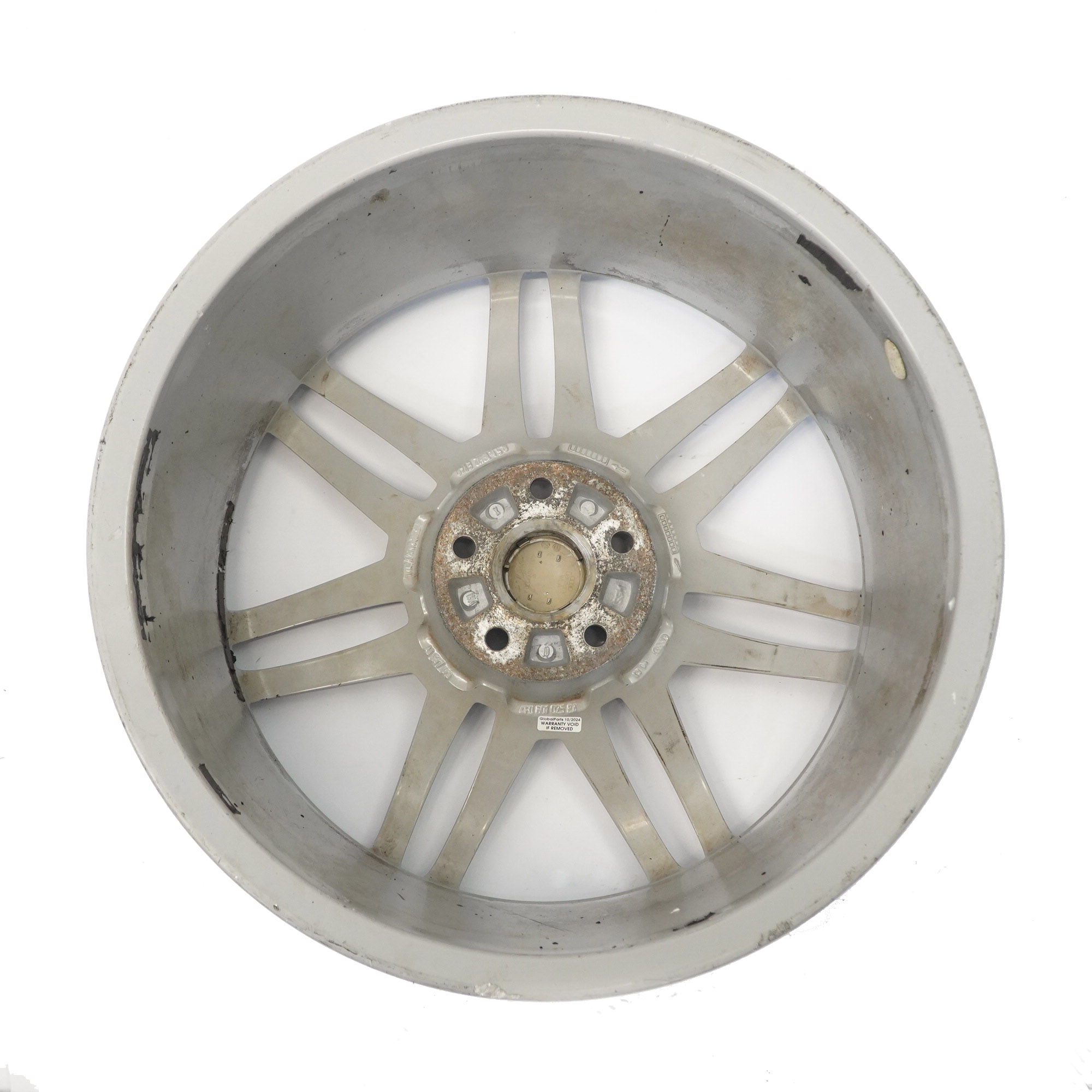 Audi A6 C6 Silver Wheel Alloy Rim 19" 8,5J ET:48 Twin Spoke Le Mans 4F0601025BA