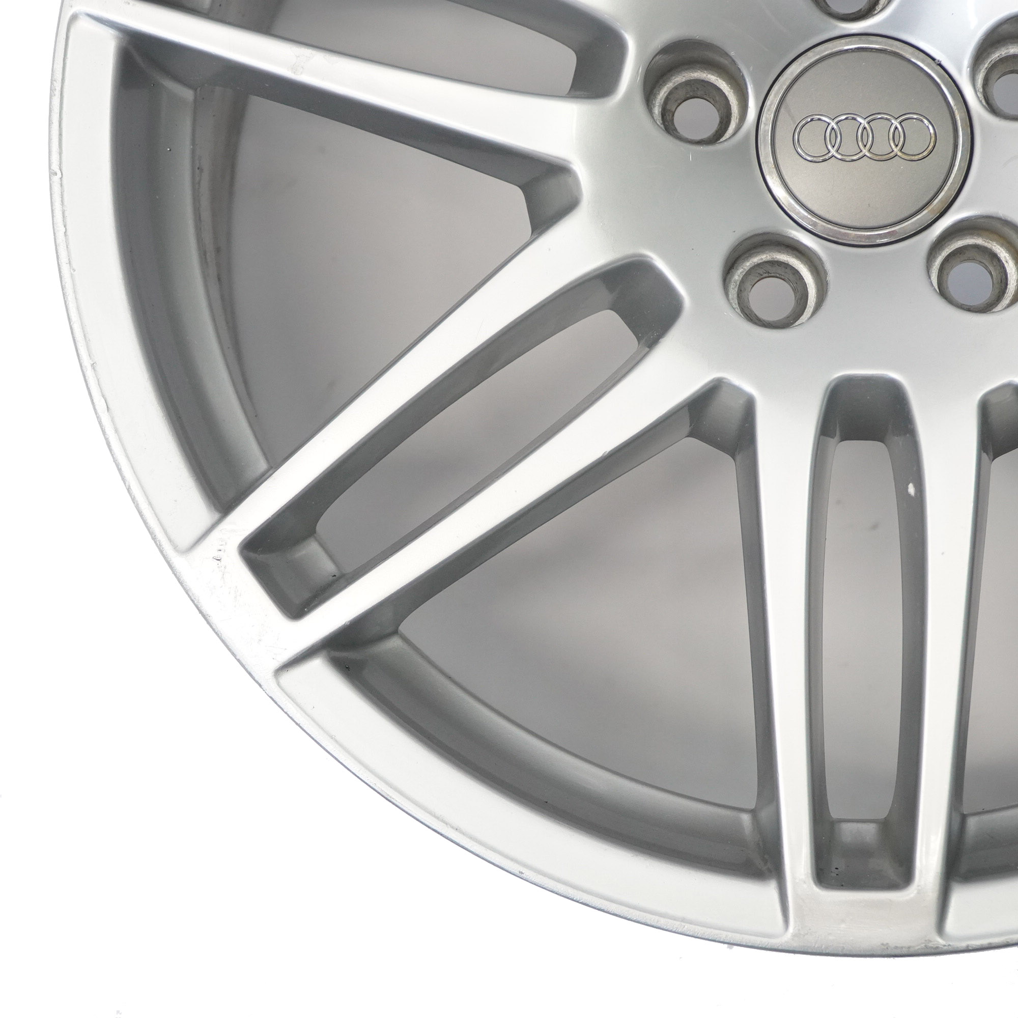 Audi A6 C6 Silver Wheel Alloy Rim 19" 8,5J ET:48 Twin Spoke Le Mans 4F0601025BA