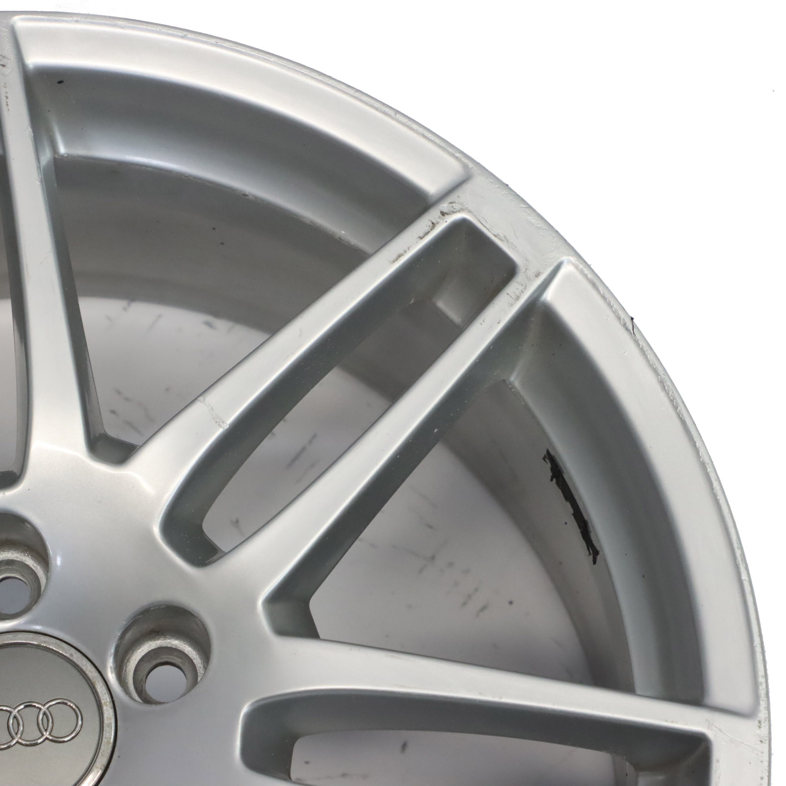 Audi A6 C6 Silver Wheel Alloy Rim 19" 8,5J ET:48 Twin Spoke Le Mans 4F0601025BA