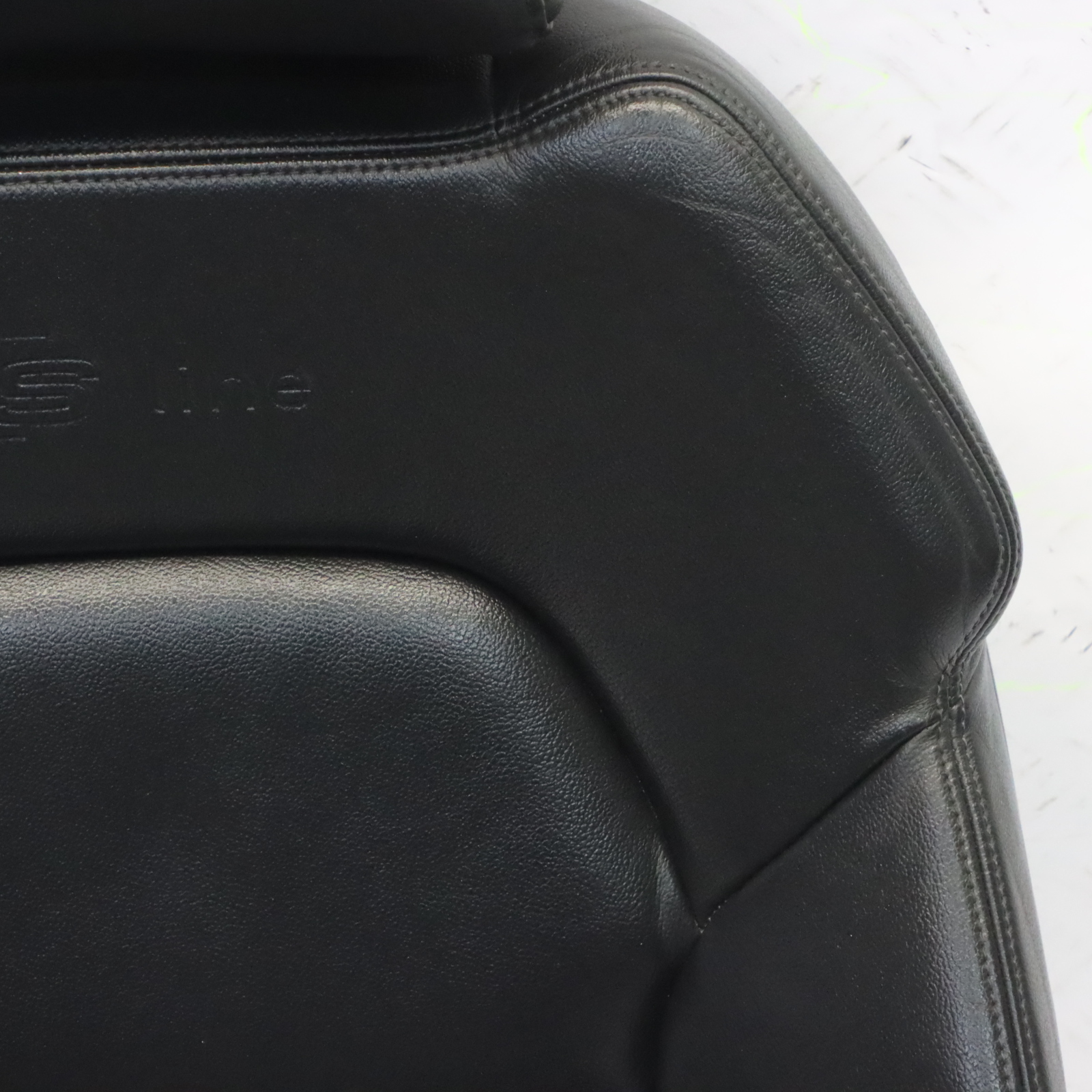 Audi A6 C6 S Line Sport Seat Front Right O/S Interior Heated Leather Black