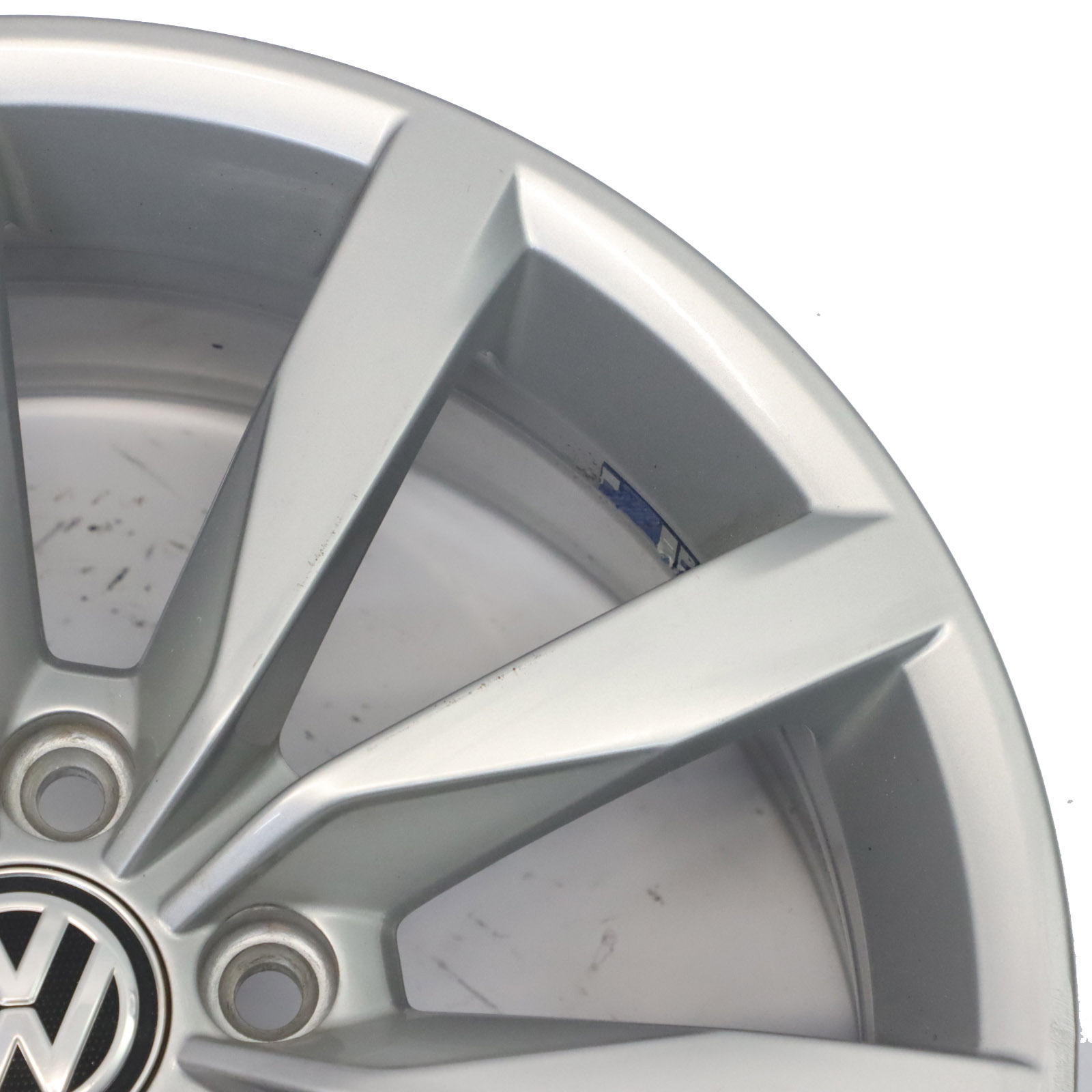 Volkswagen Golf Mk7 Silver Alloy Wheel Rim 17" 7J ET49 5G0601025CH