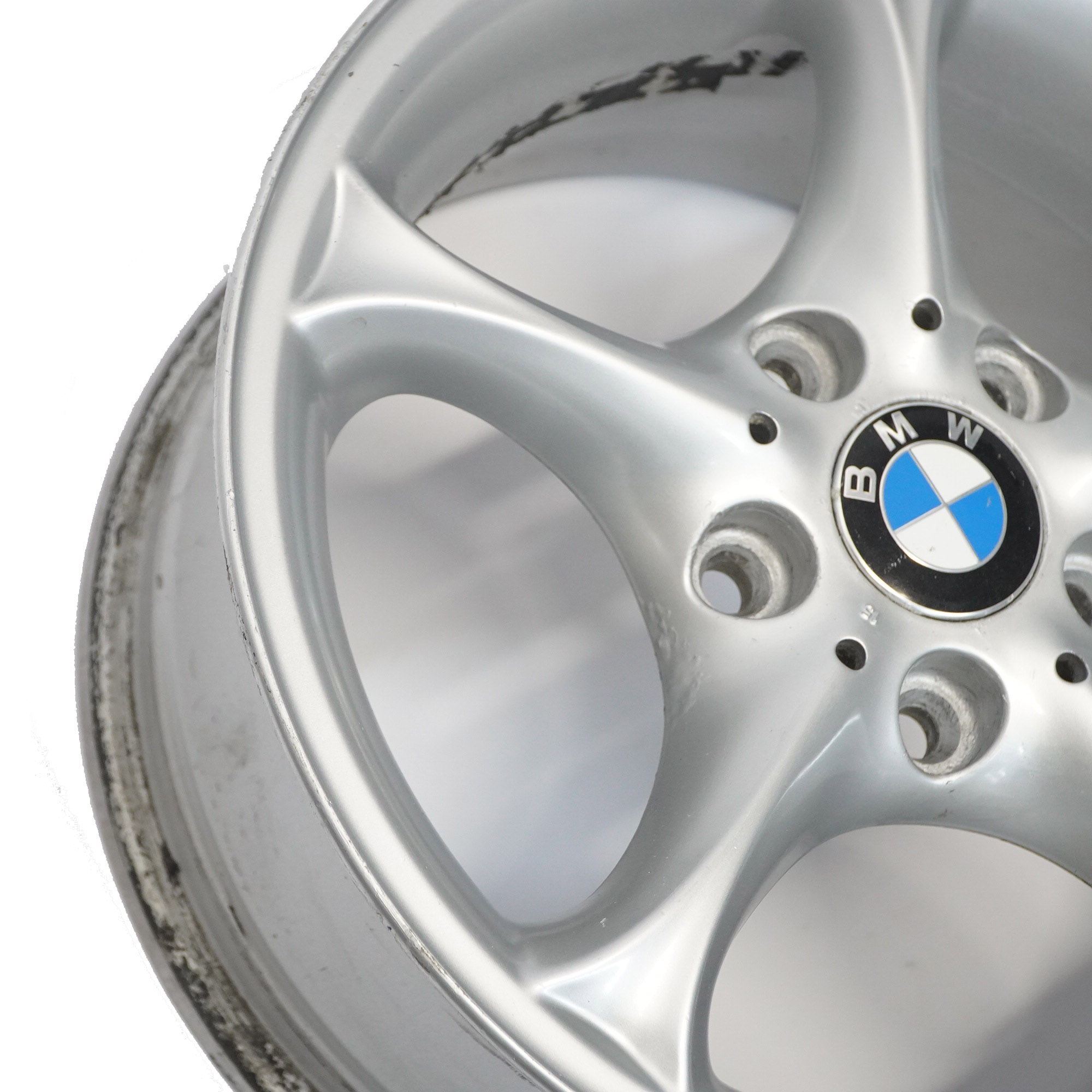 BMW Z4 E85 Silver Wheel Alloy Rim 16" 7J ET:47 Star Spoke 6758187