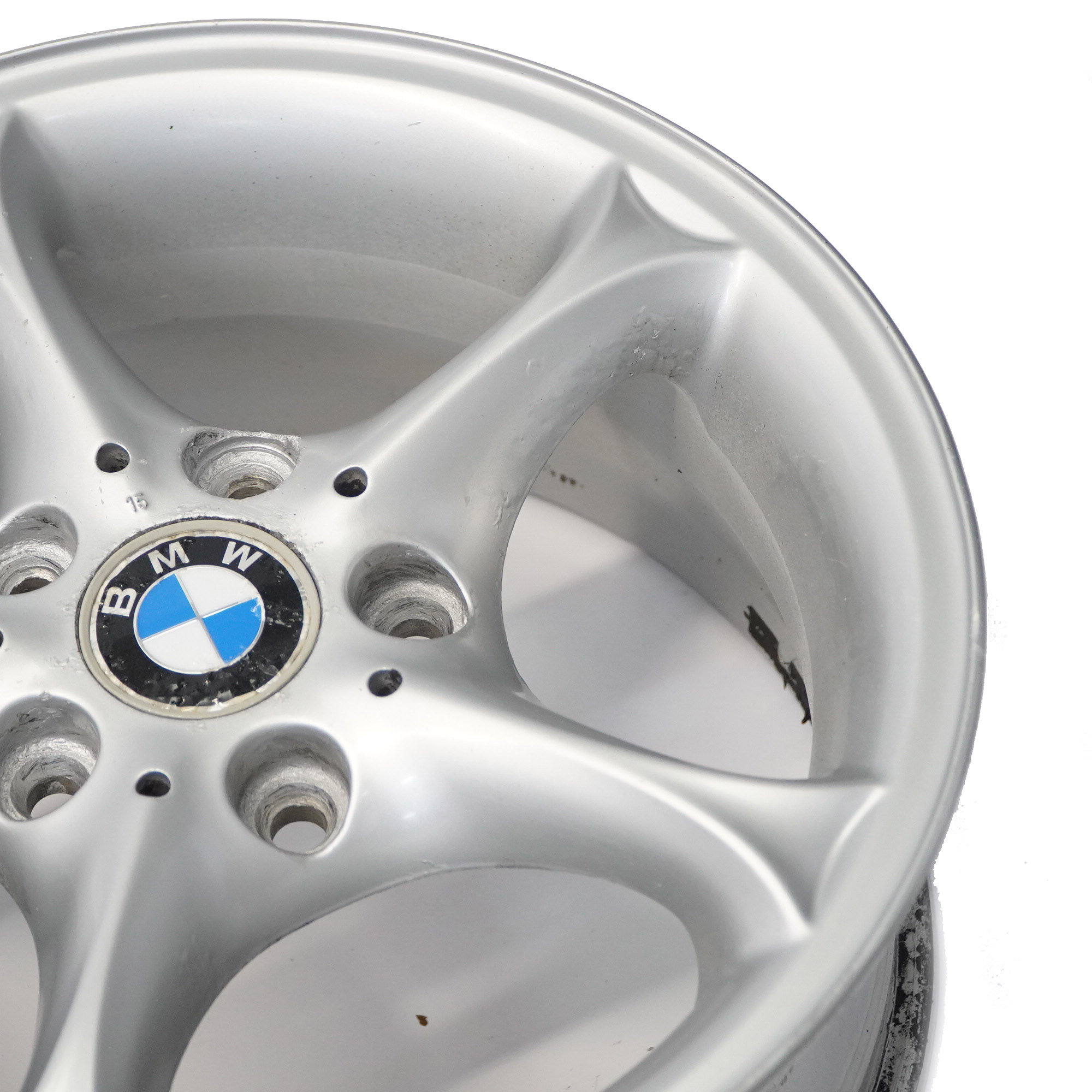 BMW Z4 E85 Silver Wheel Alloy Rim 16" 7J ET:47 Star Spoke 6758187