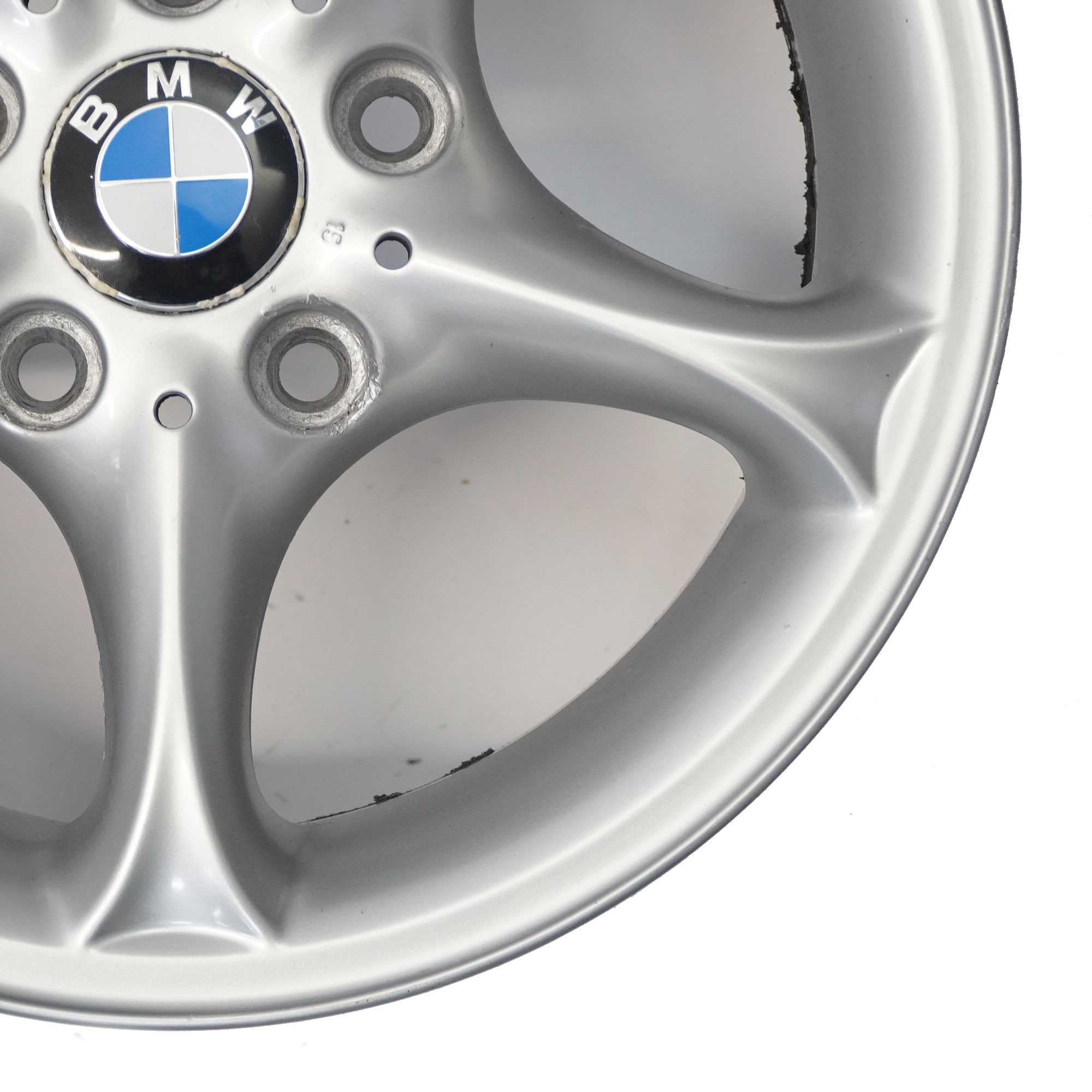 BMW Z4 E85 Silver Wheel Alloy Rim 16" 7J ET:47 Star Spoke 6758187