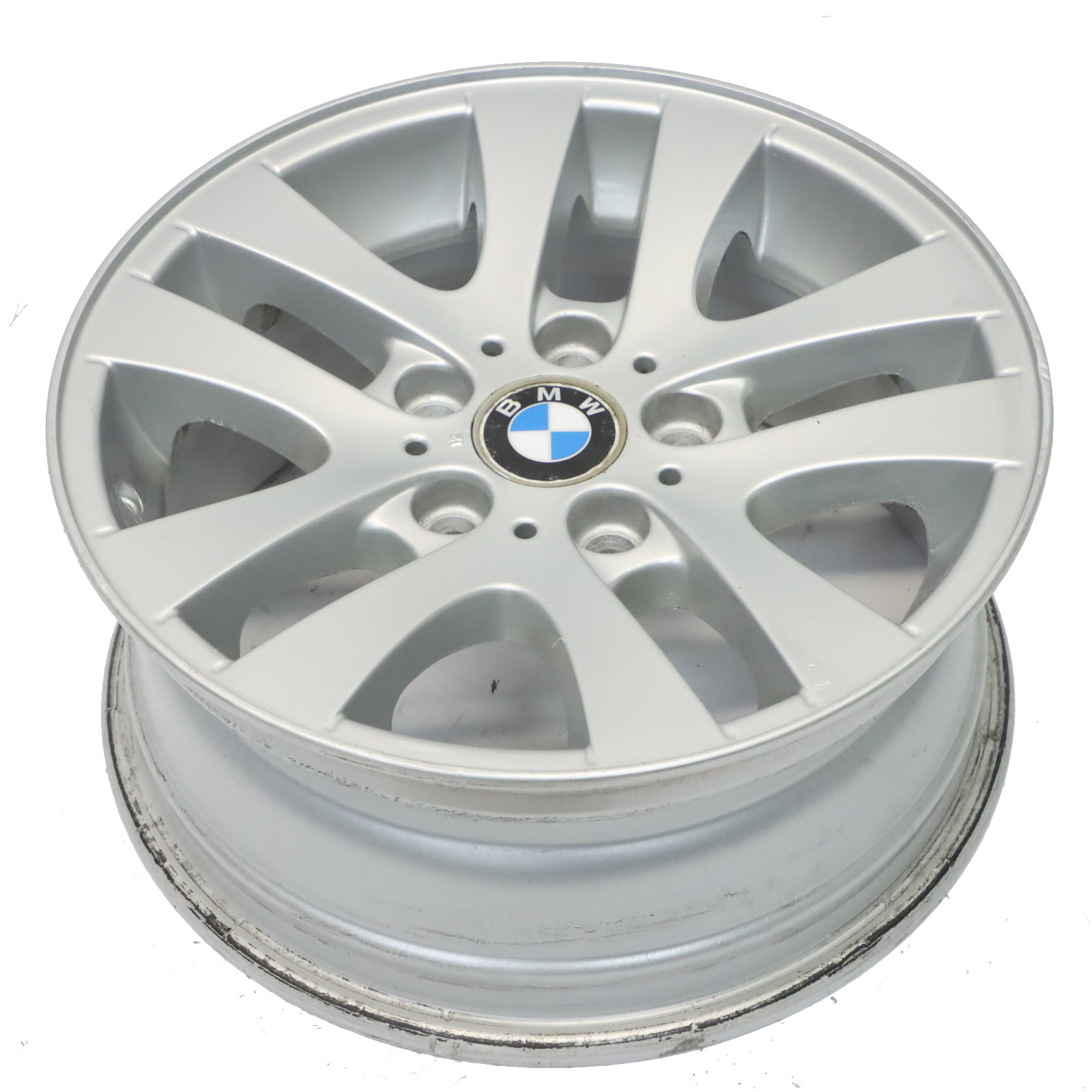 BMW E90 E91 Silver Alloy Wheel Rim 16" Double Spoke 156 7J ET:34