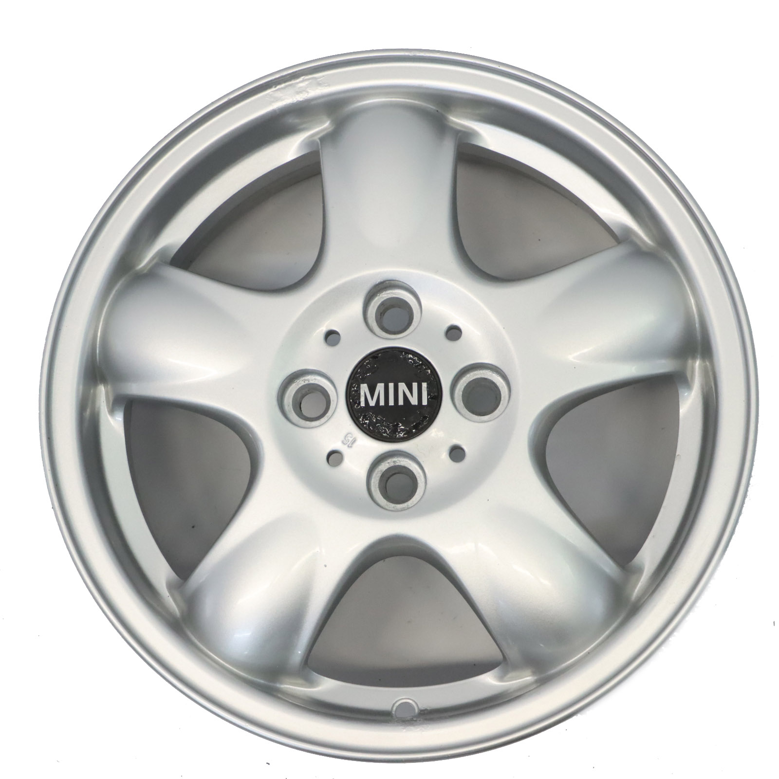 Mini Cooper One R50 R55 R56 Silver Wheel Alloy Rim 15" 5-Start Spooler 100