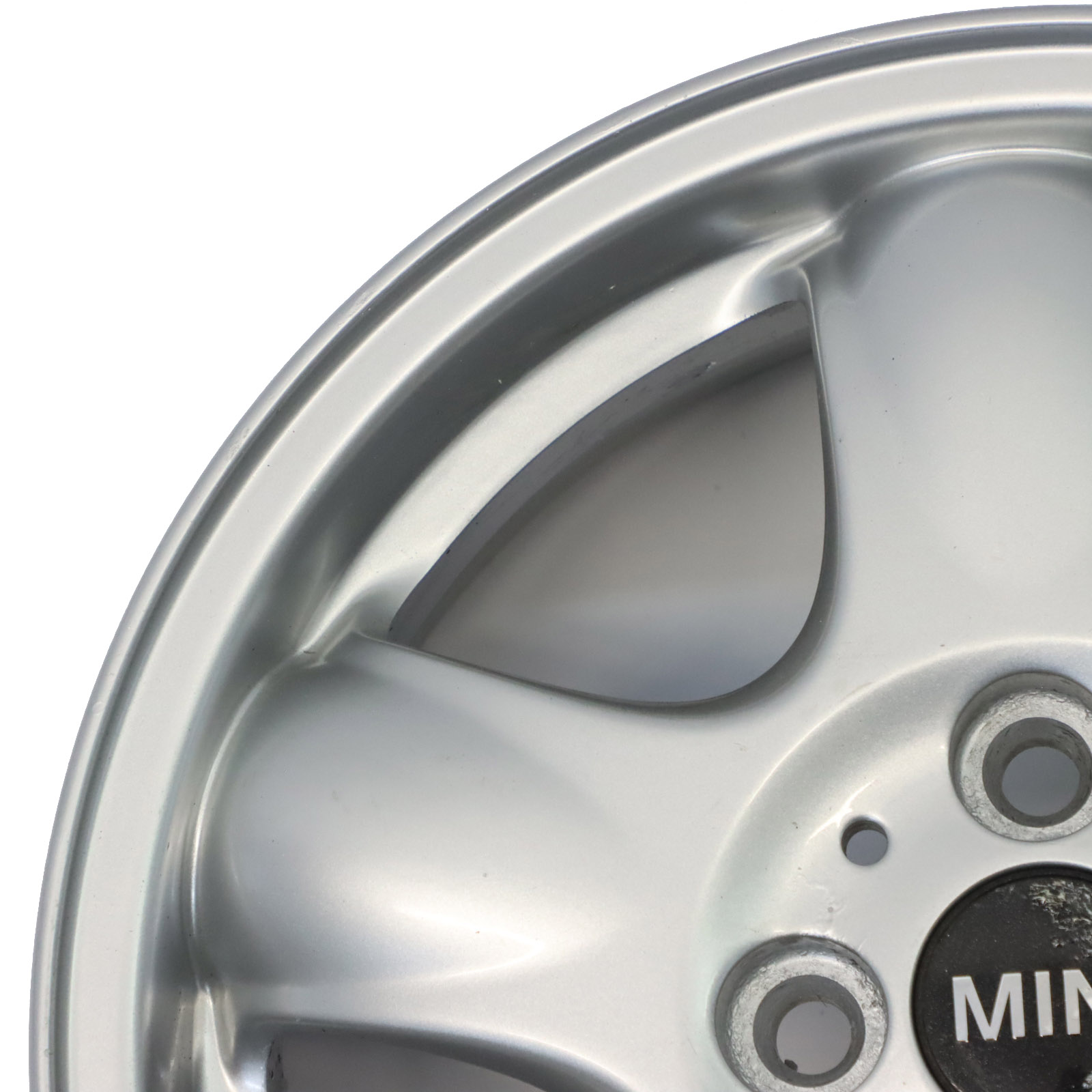 Mini Cooper One R50 R55 R56 Silver Wheel Alloy Rim 15" 5,5J 5-Start Spooler 100