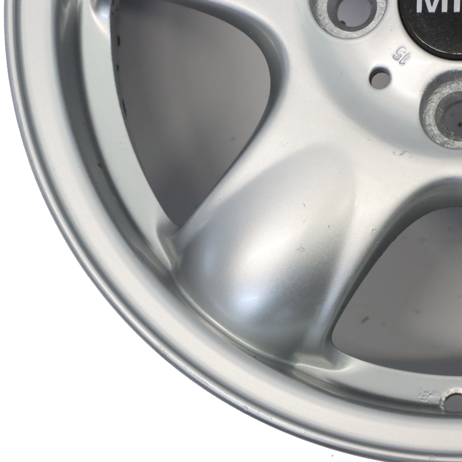 Mini Cooper One R50 R55 R56 Silver Wheel Alloy Rim 15" 5,5J 5-Start Spooler 100