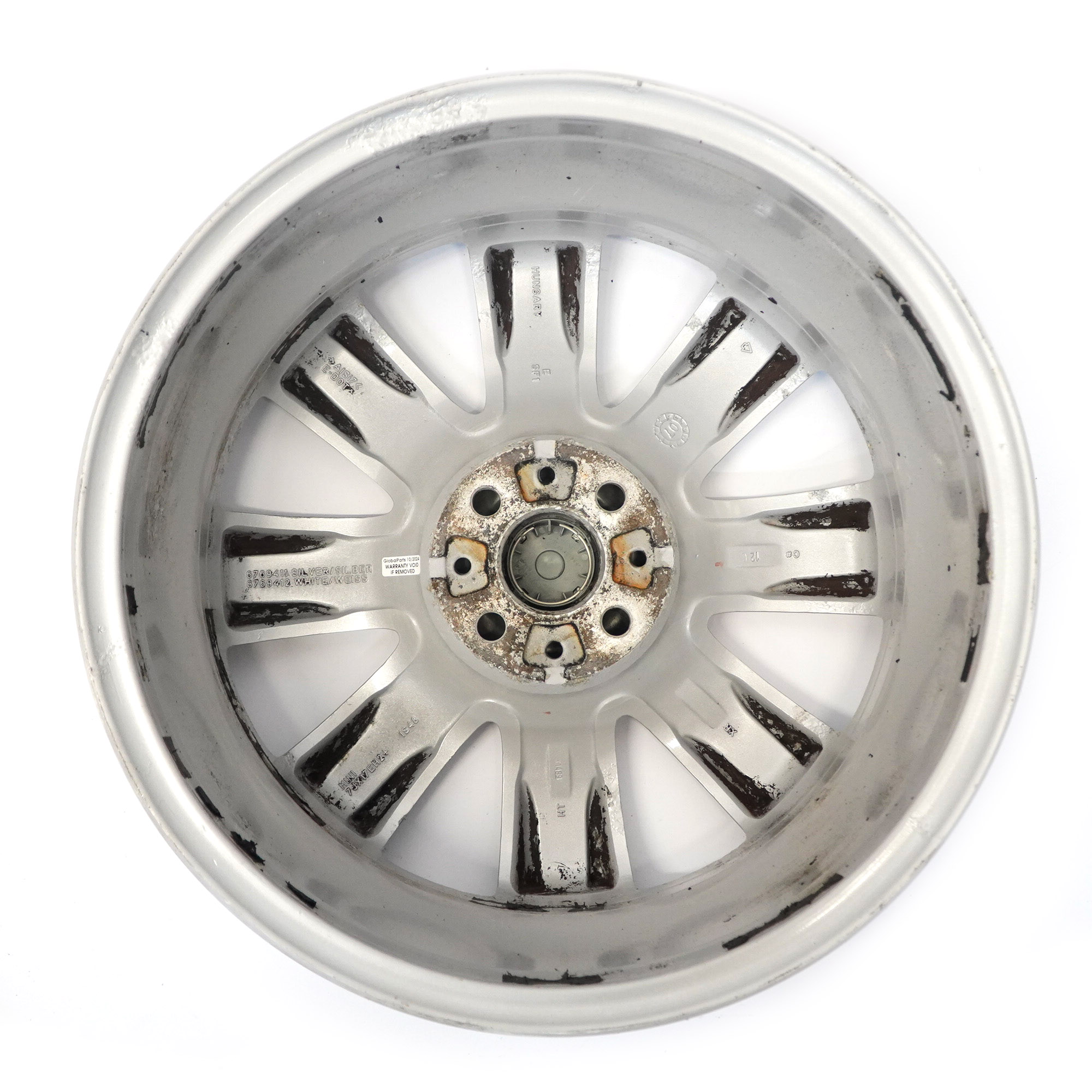 Mini Cooper One R50 R55 R56 Silver Wheel Alloy Rim 17" 7J ET:48 Crown Spoke 104