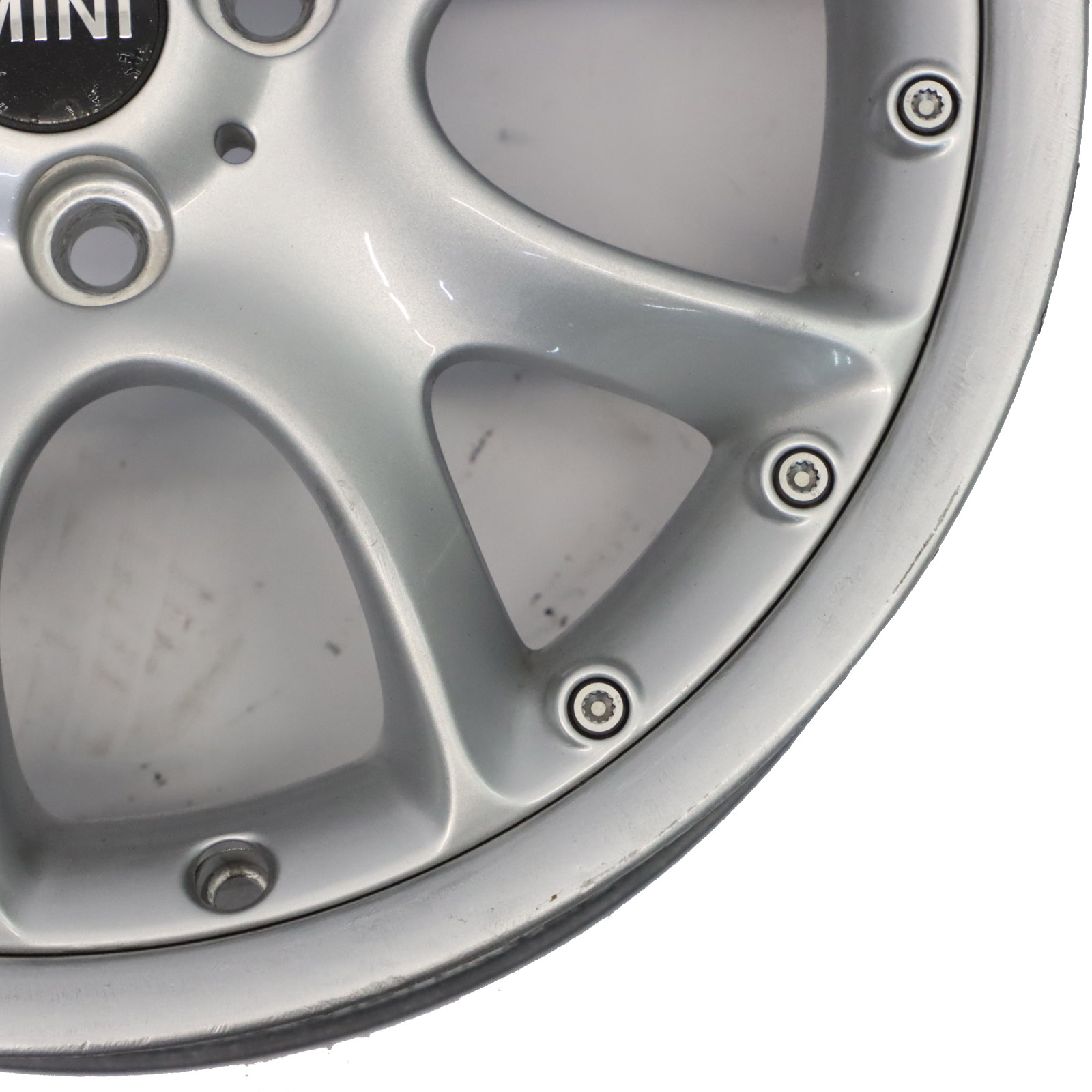 Mini Cooper R50 R53 R56 Silver Wheel Alloy Rim 17" ET:48 7J Web Cross Spoke 98