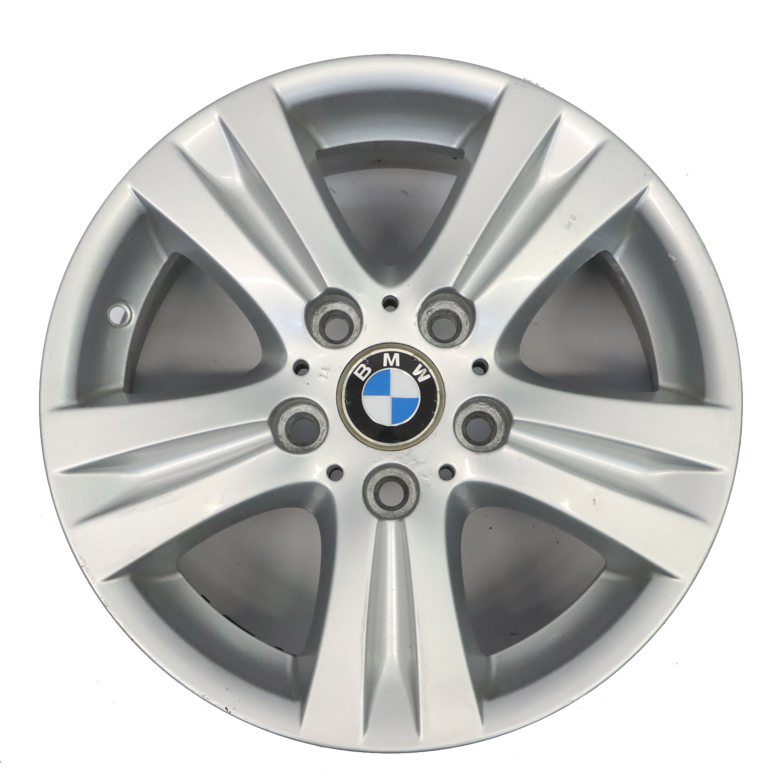 BMW E81 E87 E88 Silver Wheel Alloy Rim 16" 7J ET:44 Double Spoke 222 6779696