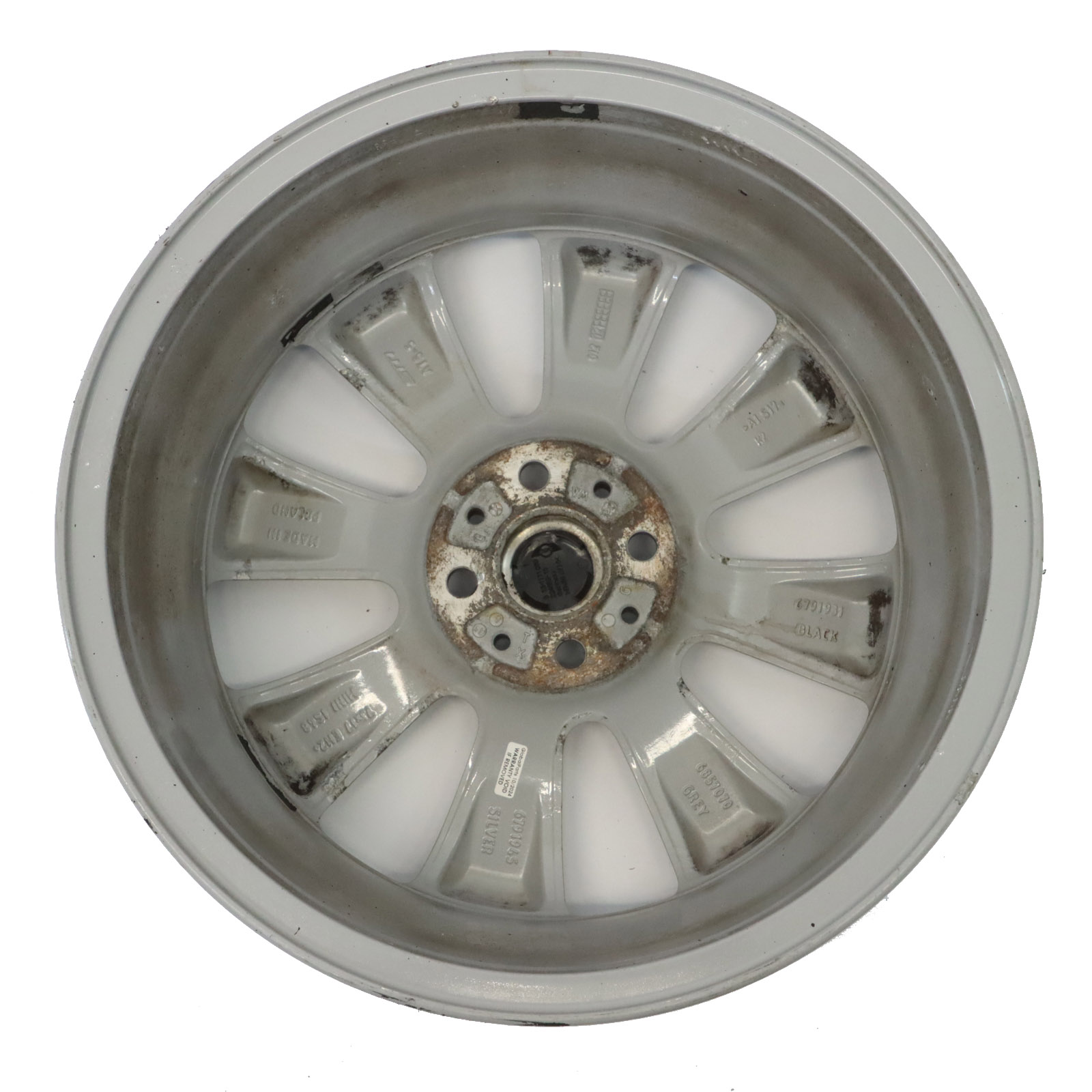  Mini Cooper R55 R56 R57 Silver Wheel Alloy Rim 17" 7J ET:48 Conical Spoke 121