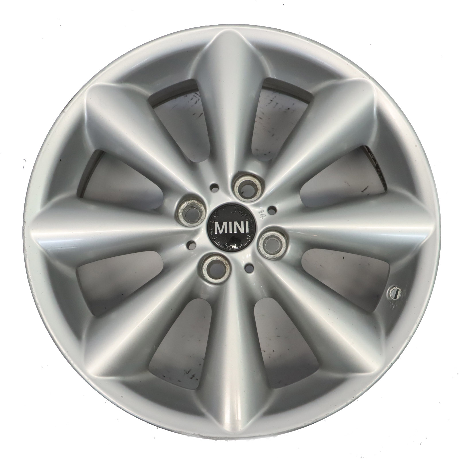 Mini Cooper R55 R56 R57 Silver Wheel Alloy Rim 17" 7J ET:48 Conical Spoke 121