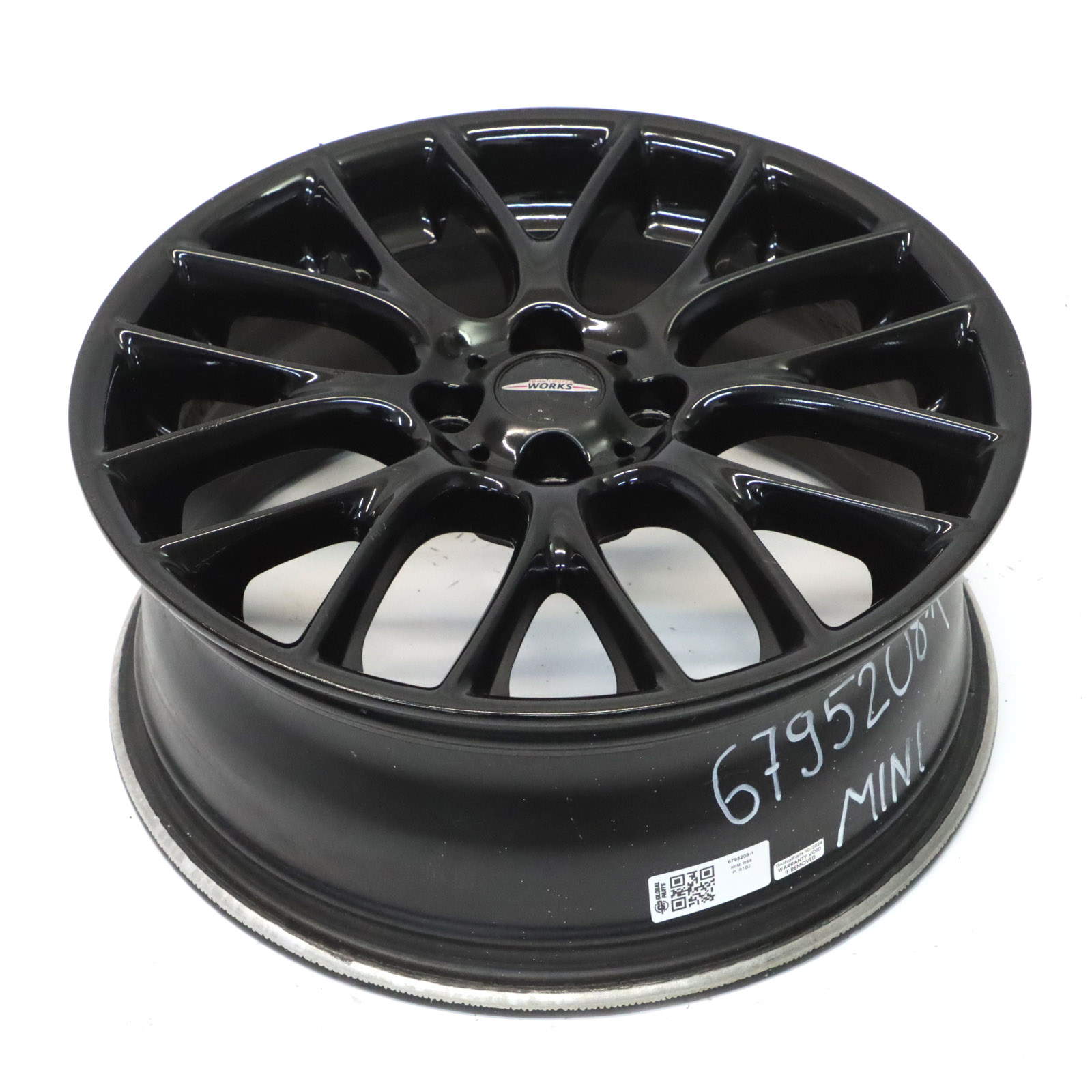 Mini Cooper R55 R56 Black Wheel Alloy Rim 17" 7J ET:48 Cross Spoke Challenge